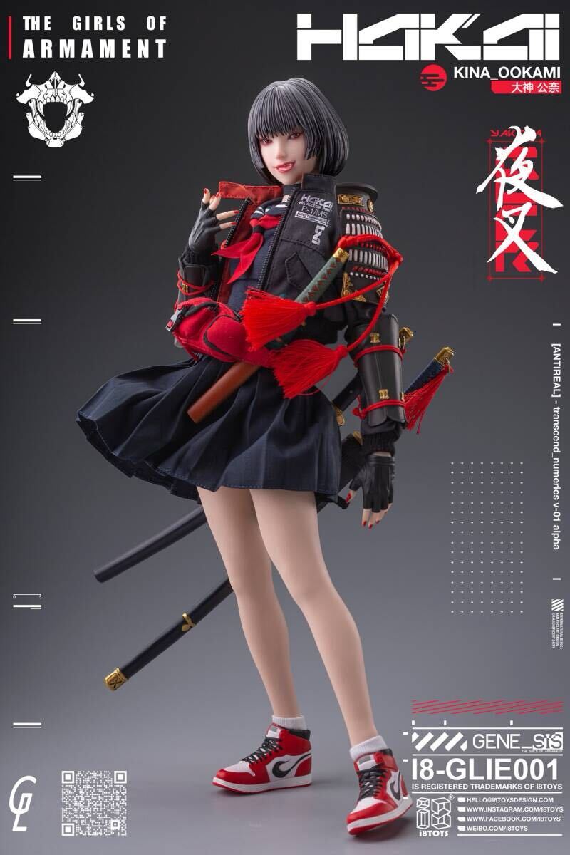 i8toys i8-GLIE001夜叉 大神公奈 1/6 KINA OOKAMI i8toys x Gharliera 1/6 The Girls of Armament 第一弾 「夜叉」 大神