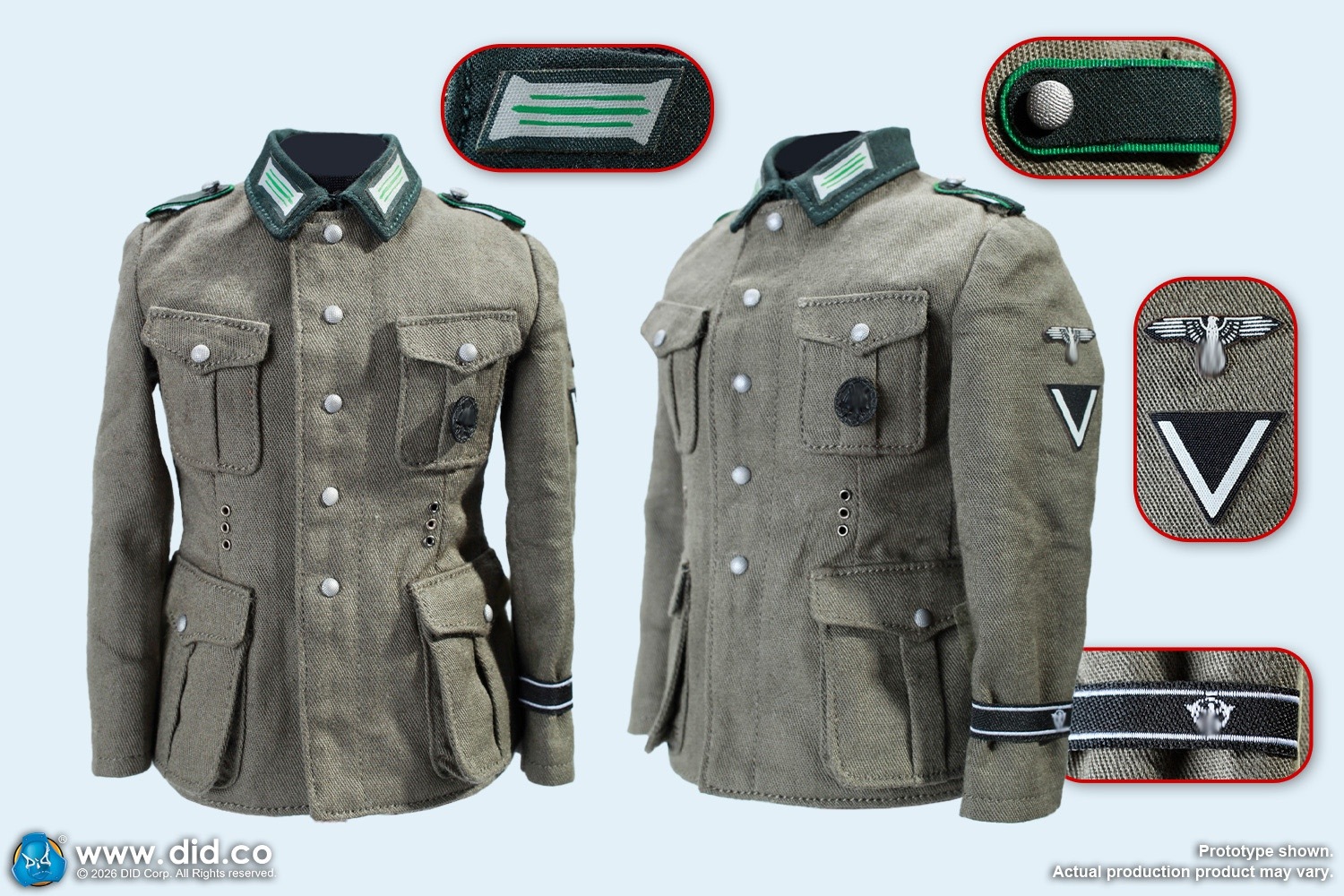 DID 1/6 WW2 ドイツ武装親衛隊 SS警察師団 ZB30機関銃手 フリードリヒ