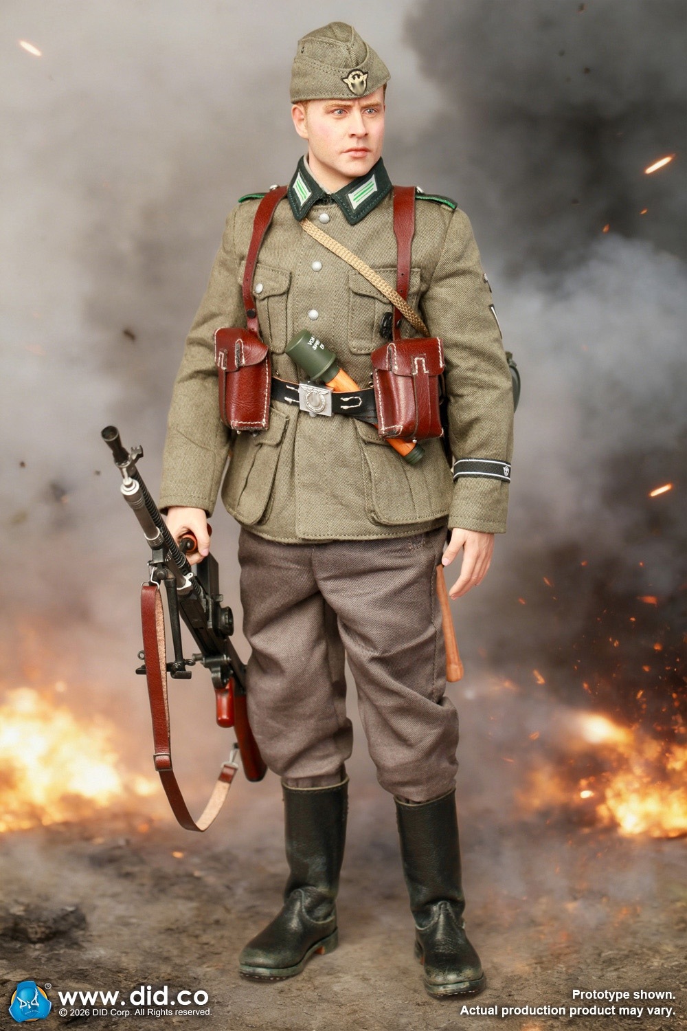 DID 1/6 WW2 ドイツ武装親衛隊 SS警察師団 ZB30機関銃手 フリードリヒ