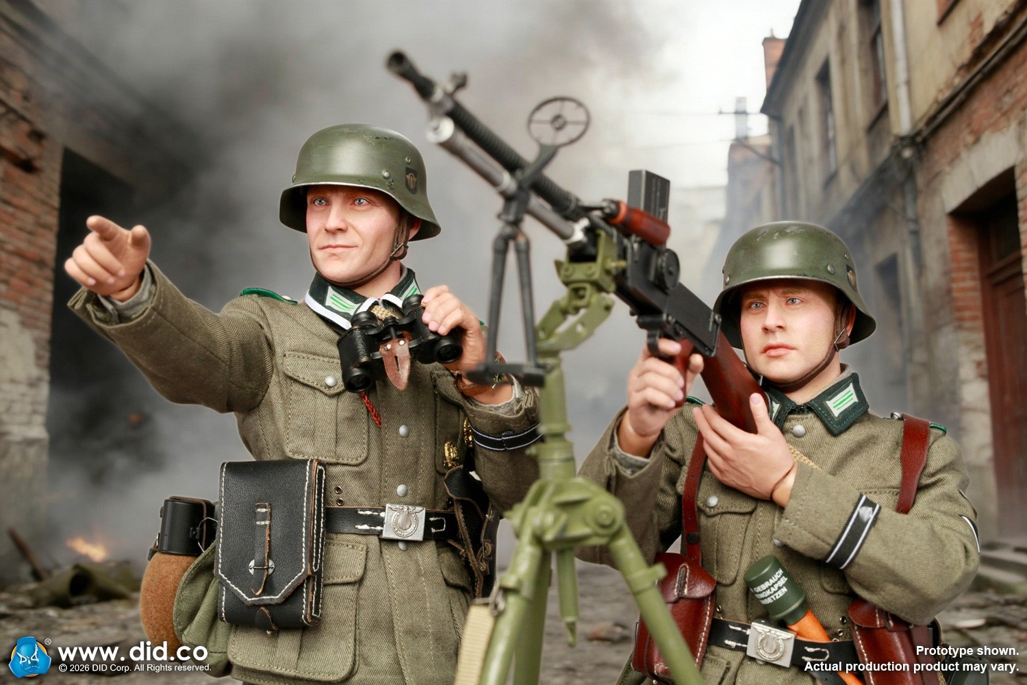 DID 1/6 WW2 ドイツ武装親衛隊 SS警察師団 ZB30機関銃手 フリードリヒ