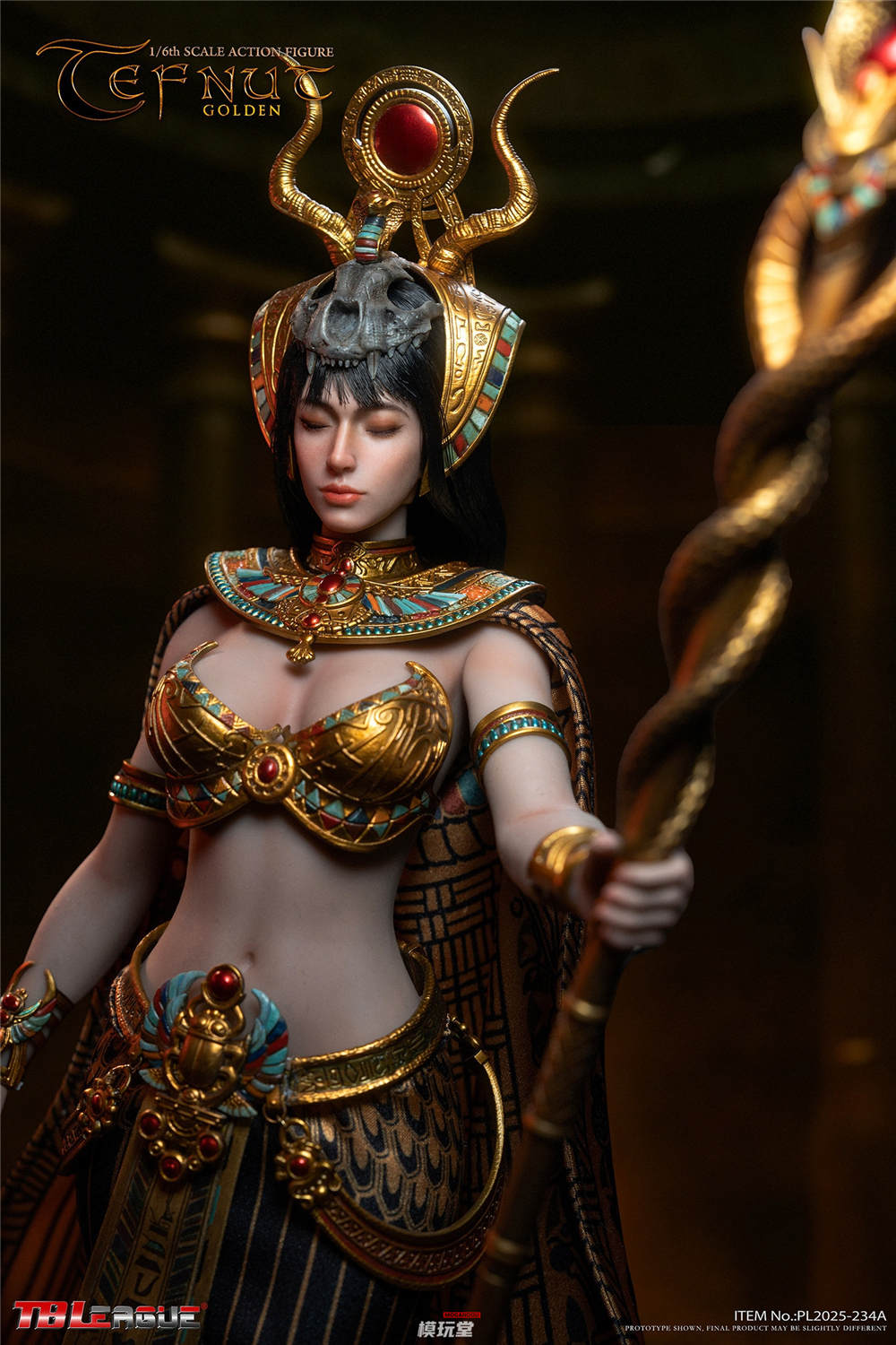 予約 TBLeague 1/6 『エジプト神話』 女神 テフヌト ゴールド PL2025