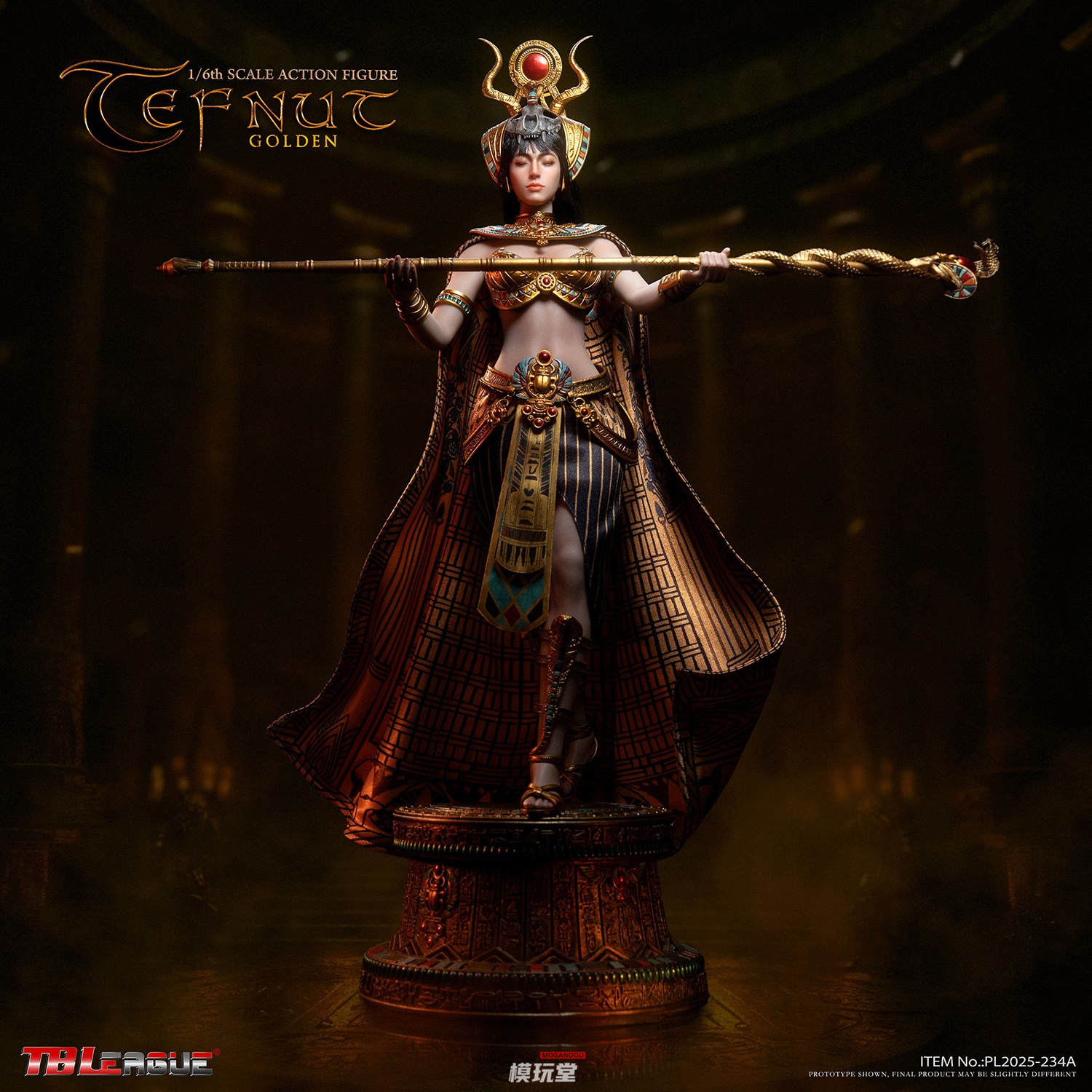 予約 TBLeague 1/6 『エジプト神話』 女神 テフヌト ゴールド PL2025