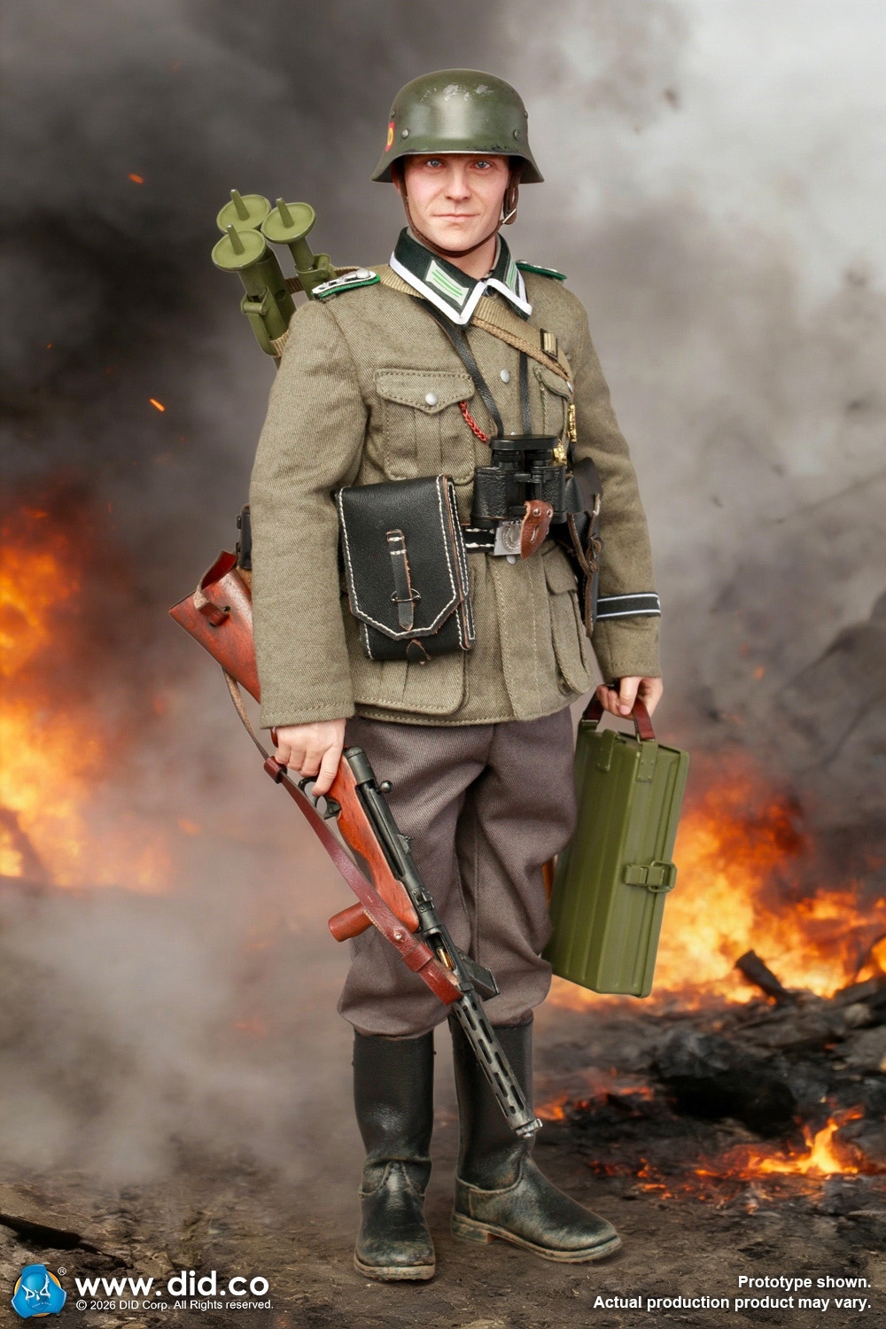 DID 1/6 WW2 ドイツ武装親衛隊 SS警察師団 下士官 フォーゲル D80192