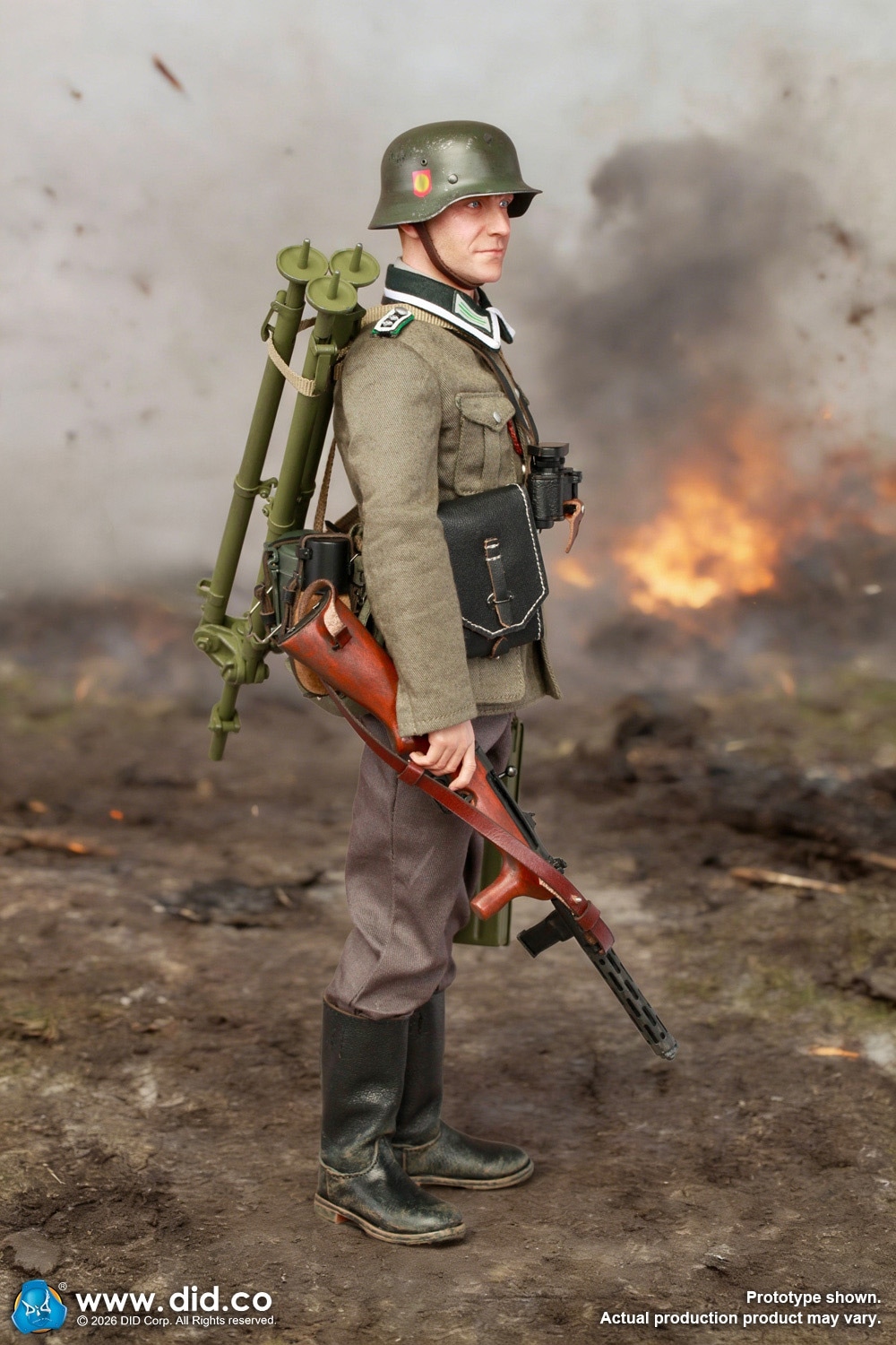 DID 1/6 WW2 ドイツ武装親衛隊 SS警察師団 下士官 フォーゲル D80192