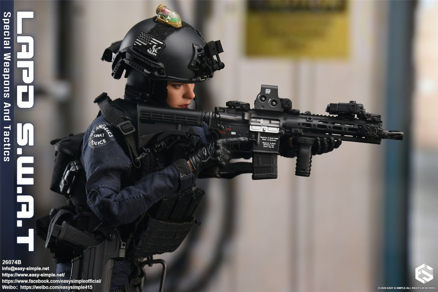 予約 Easy&Simple 1/6 LAPD S.W.A.T. 特殊武装戦術部隊 隊員 26074B