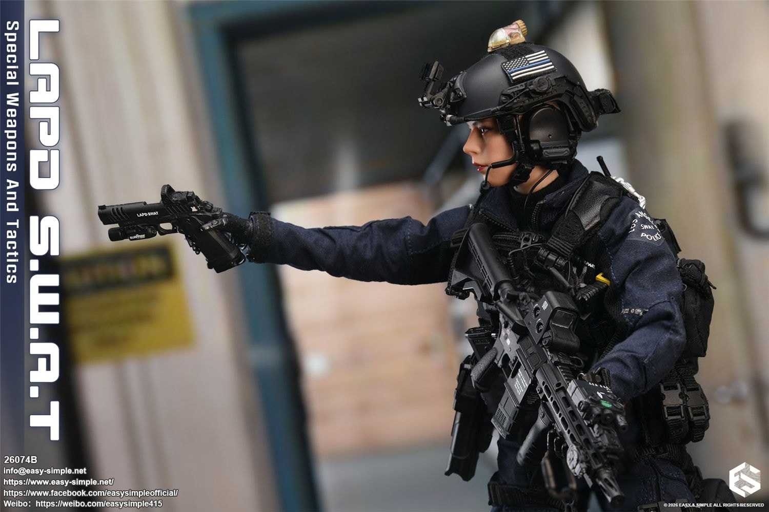 予約 Easy&Simple 1/6 LAPD S.W.A.T. 特殊武装戦術部隊 隊員 26074B