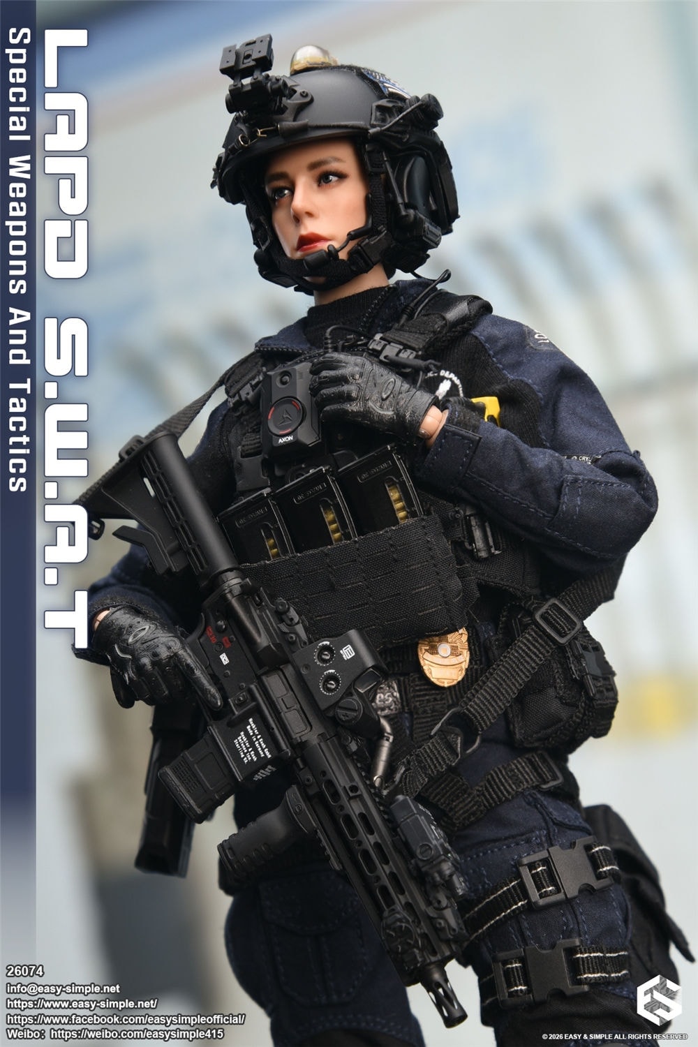 予約 Easy&Simple 1/6 LAPD S.W.A.T. 特殊武装戦術部隊 隊員 26074B