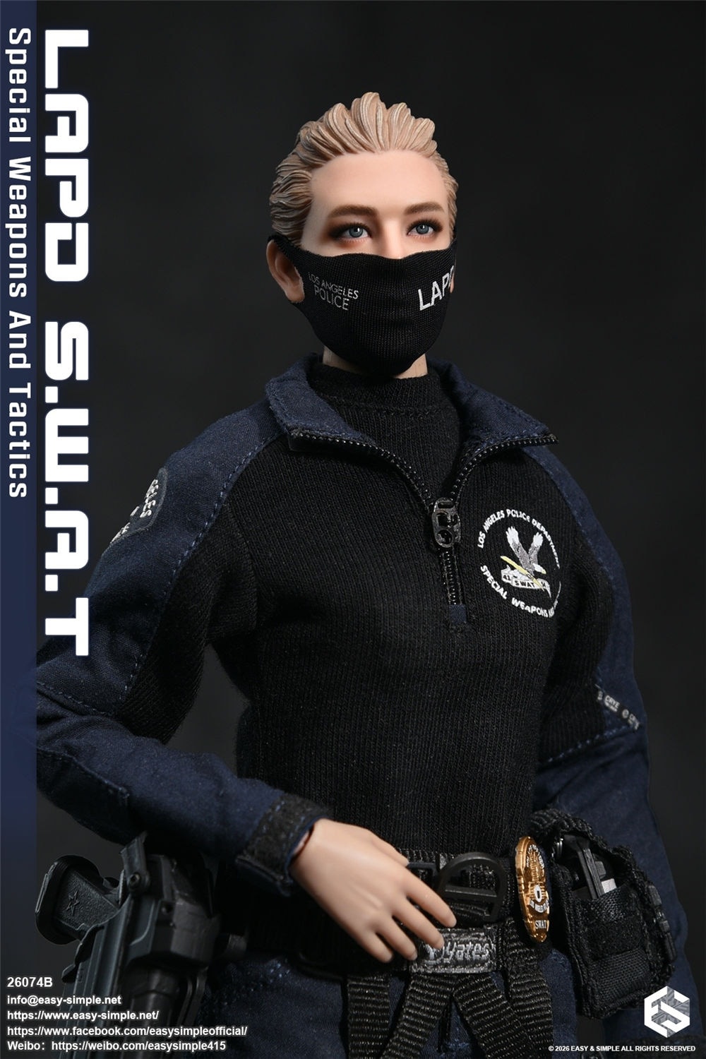 予約 Easy&Simple 1/6 LAPD S.W.A.T. 特殊武装戦術部隊 隊員 26074B