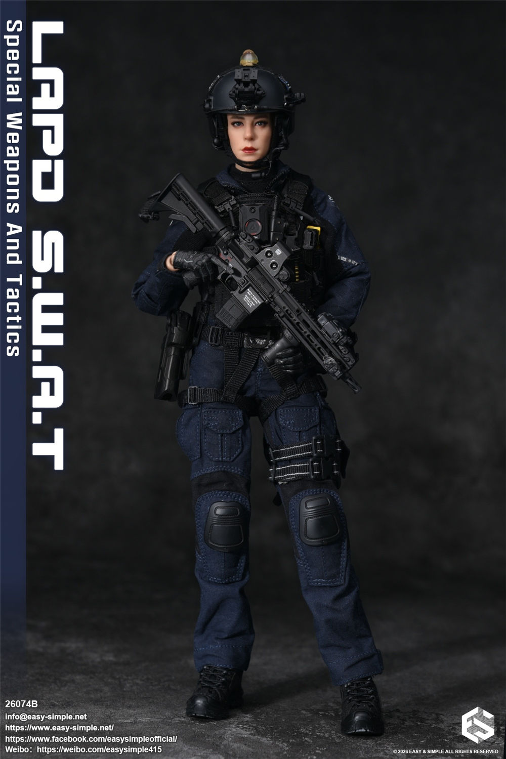 予約 Easy&Simple 1/6 LAPD S.W.A.T. 特殊武装戦術部隊 隊員 26074B