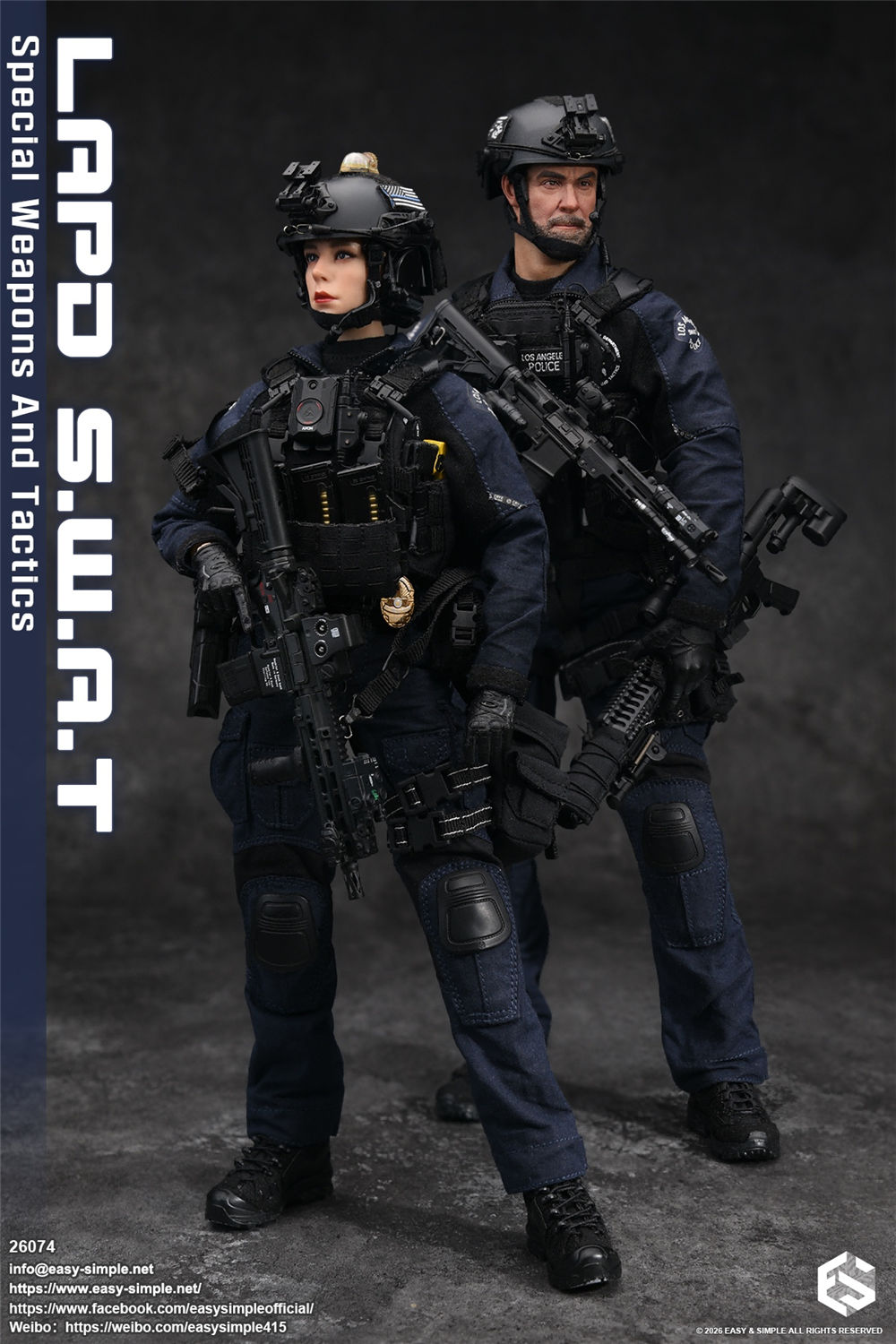 予約 Easy&Simple 1/6 LAPD S.W.A.T. 特殊武装戦術部隊 隊員 26074B