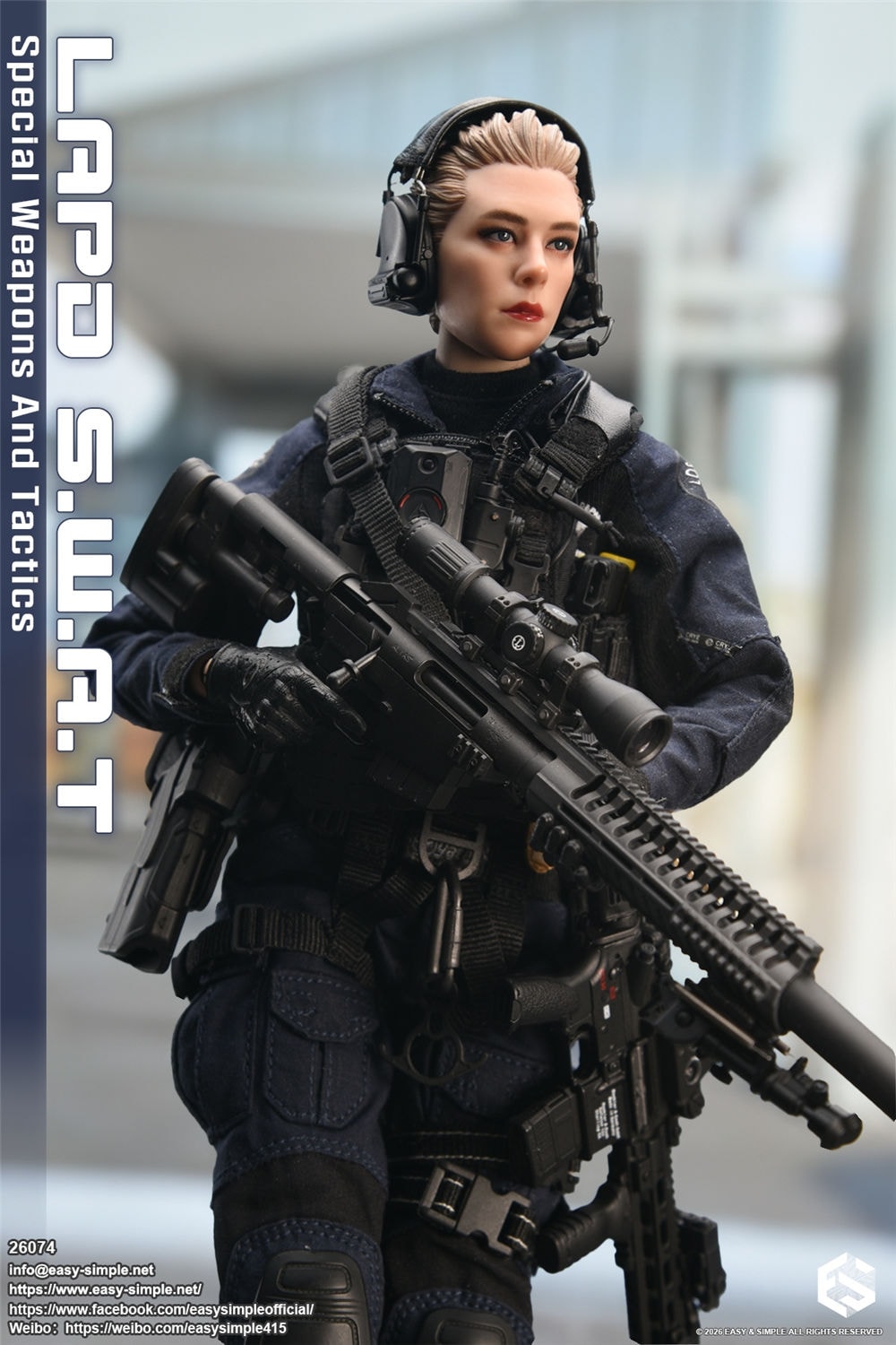 予約 Easy&Simple 1/6 LAPD S.W.A.T. 特殊武装戦術部隊 隊員 26074B
