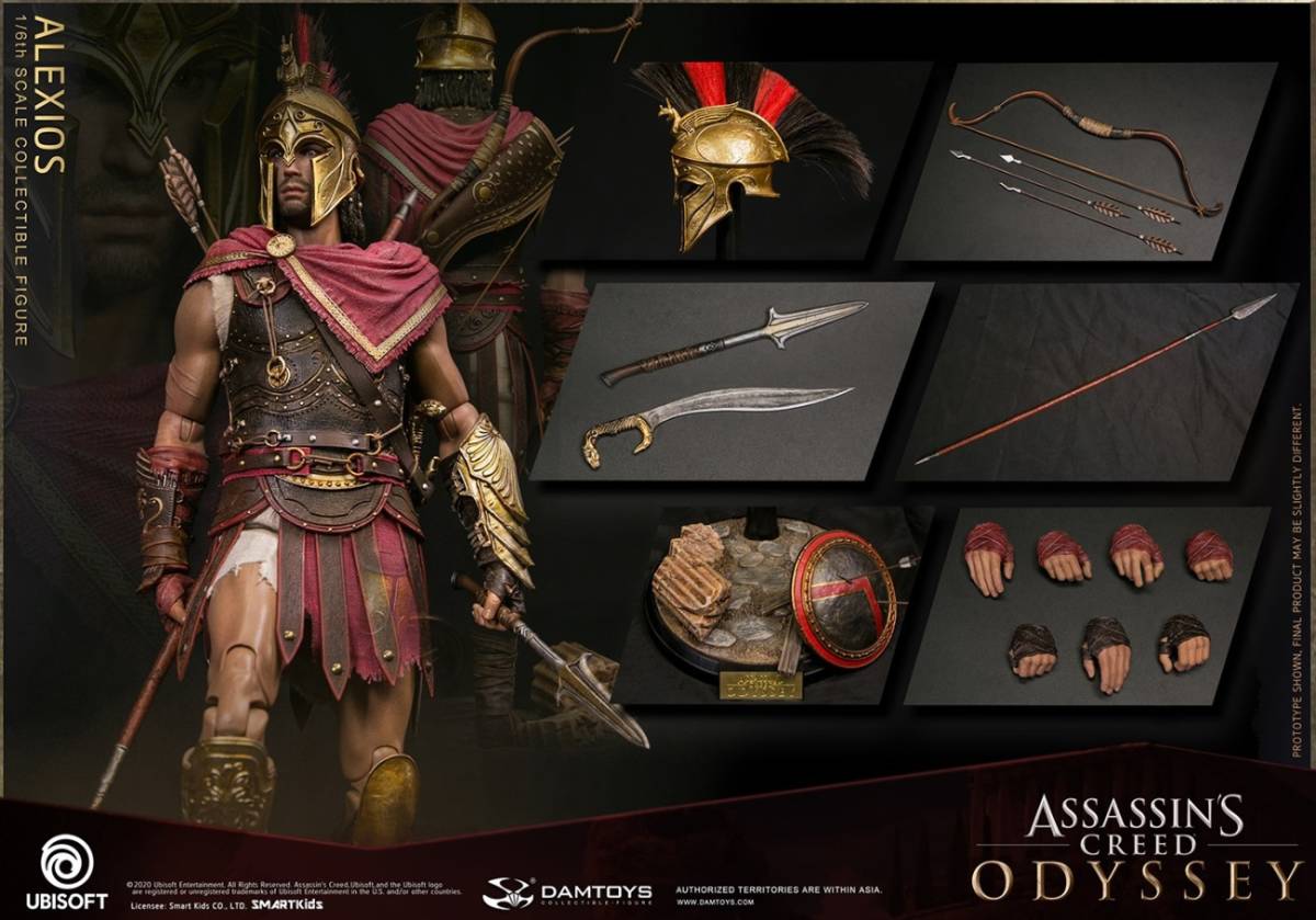 DAMTOYS 1/6 アサシン クリード オデッセイ アレクシオス 未開封新品