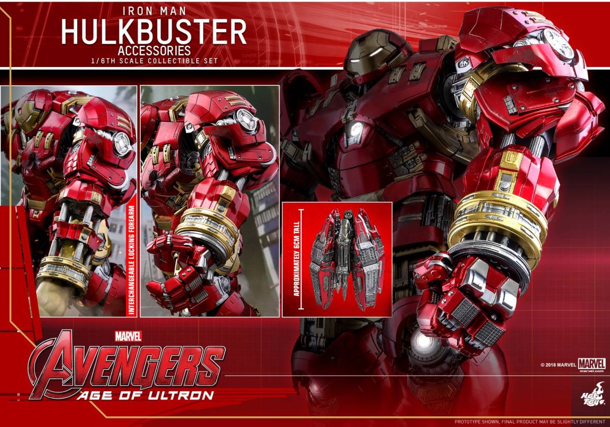 ホットトイズ 1/6 アベンジャーズ /エイジ・オブ・ウルトロン ハルクバスター ムービー・マスターピース】『アベンジャーズ／エイジ・オブ