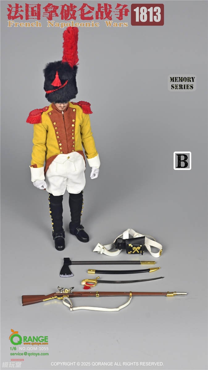 予約 QORANGE QOTOYS 1/6 『メモリシリーズ』 フランス ナポレオン戦争