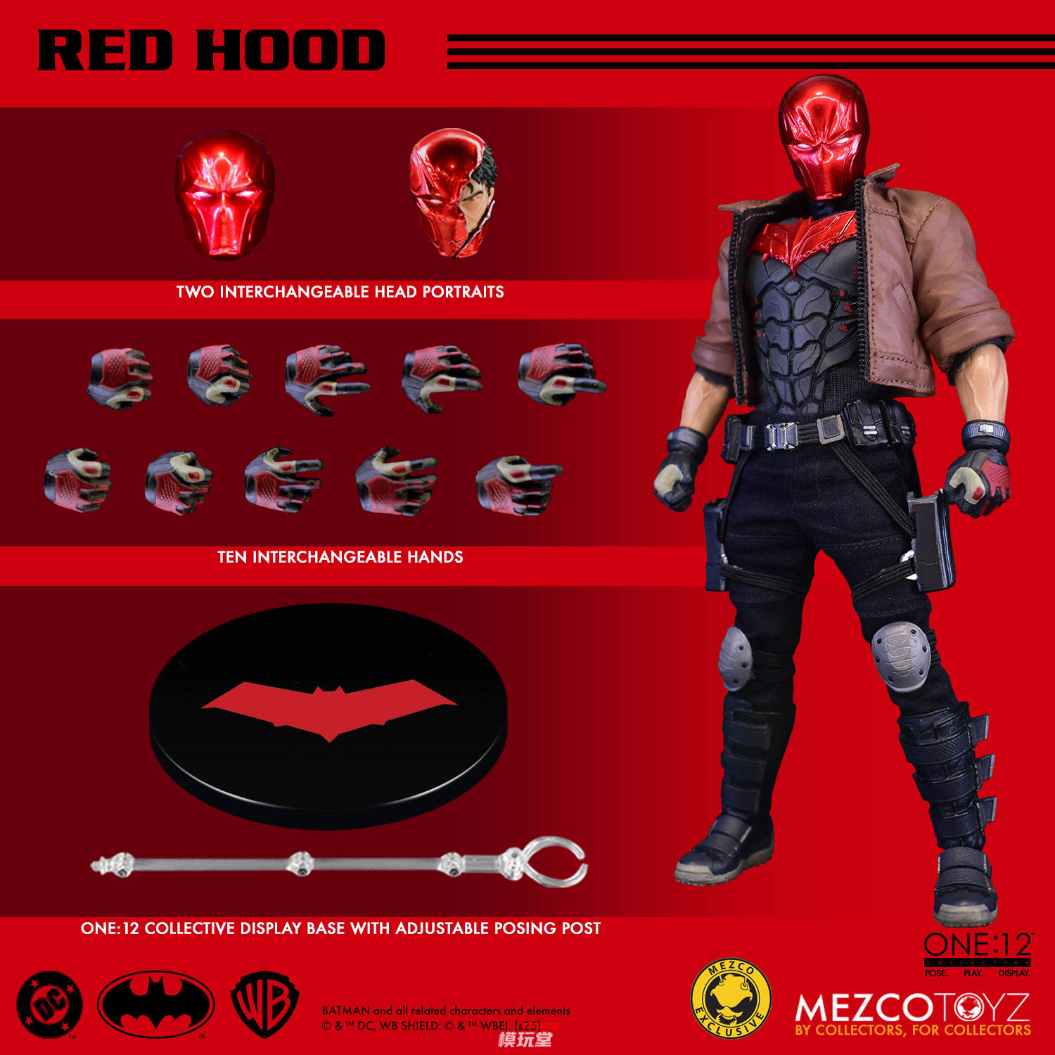 メズコRED HOOD フィギュア ONE:12 予約 Mezco Toyz 1/12 『バットマン』 レッドフード DCコミックス 限定