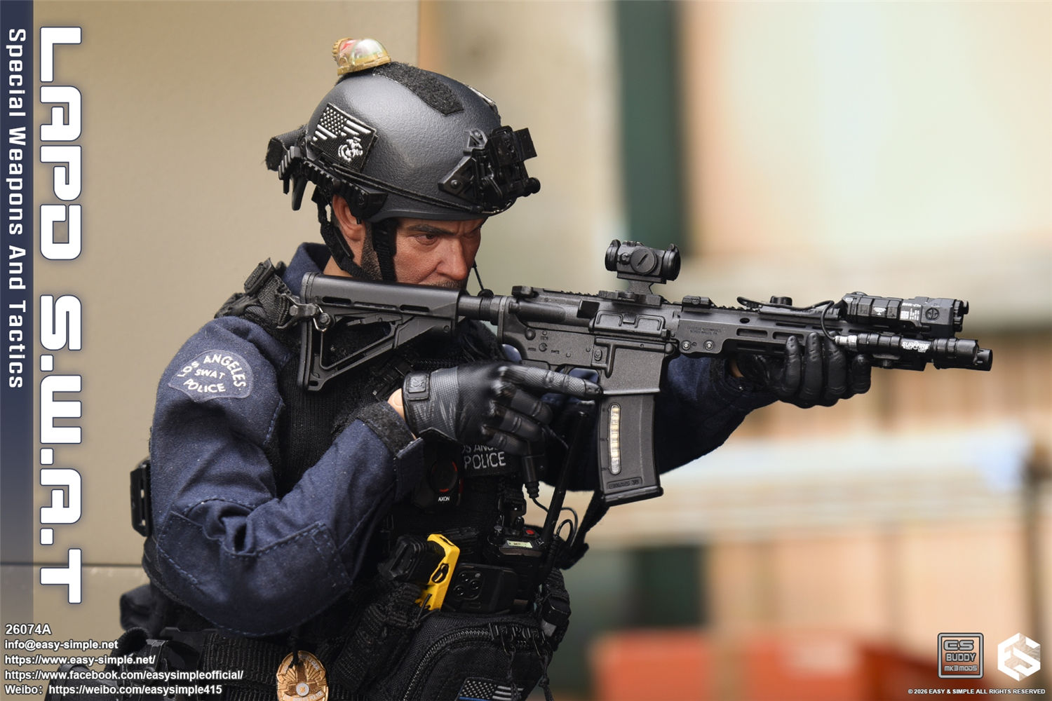 予約 Easy&Simple 1/6 LAPD S.W.A.T. 特殊武装戦術部隊 隊員 26074A