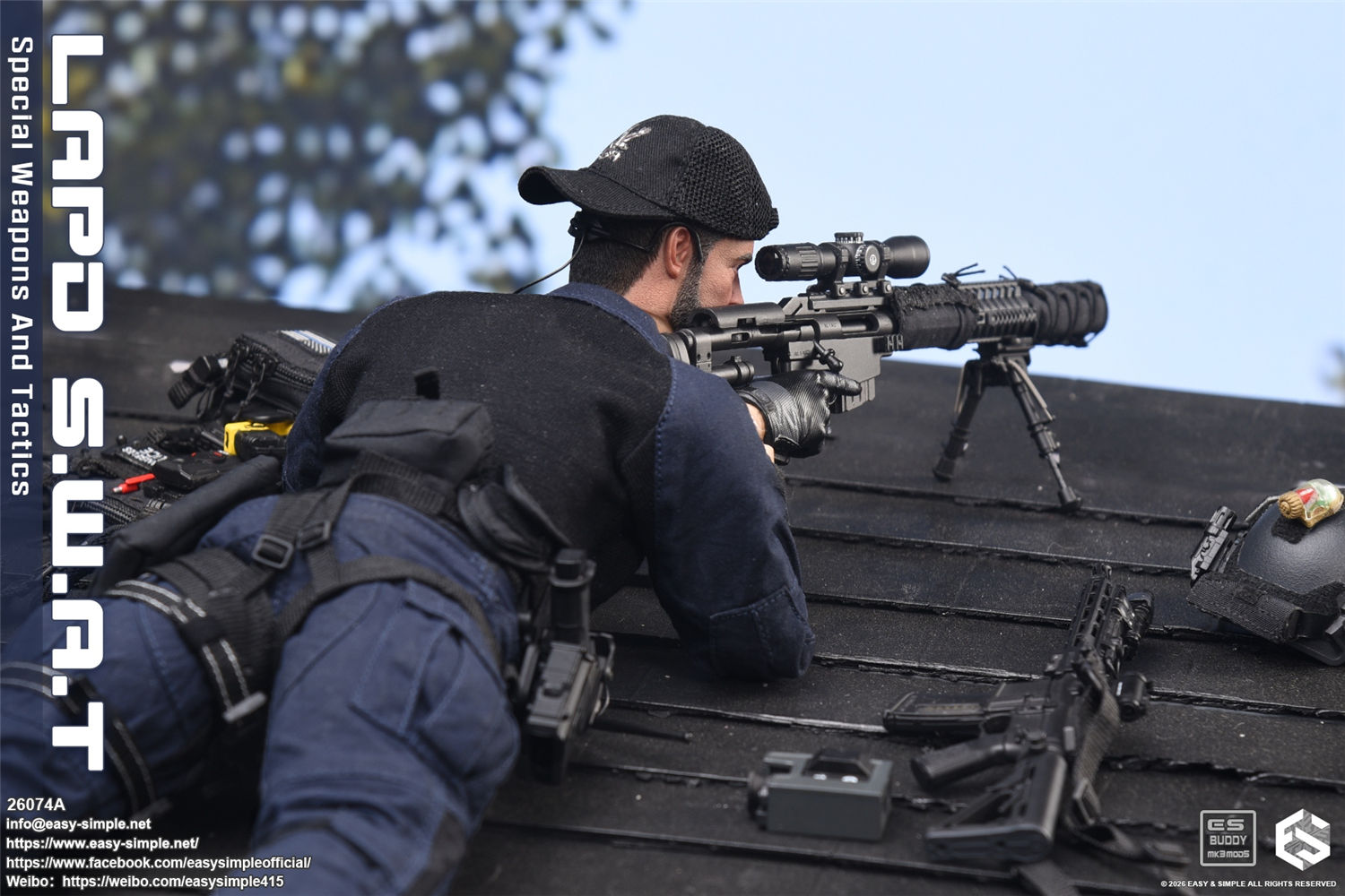 予約 Easy&Simple 1/6 LAPD S.W.A.T. 特殊武装戦術部隊 隊員 26074A