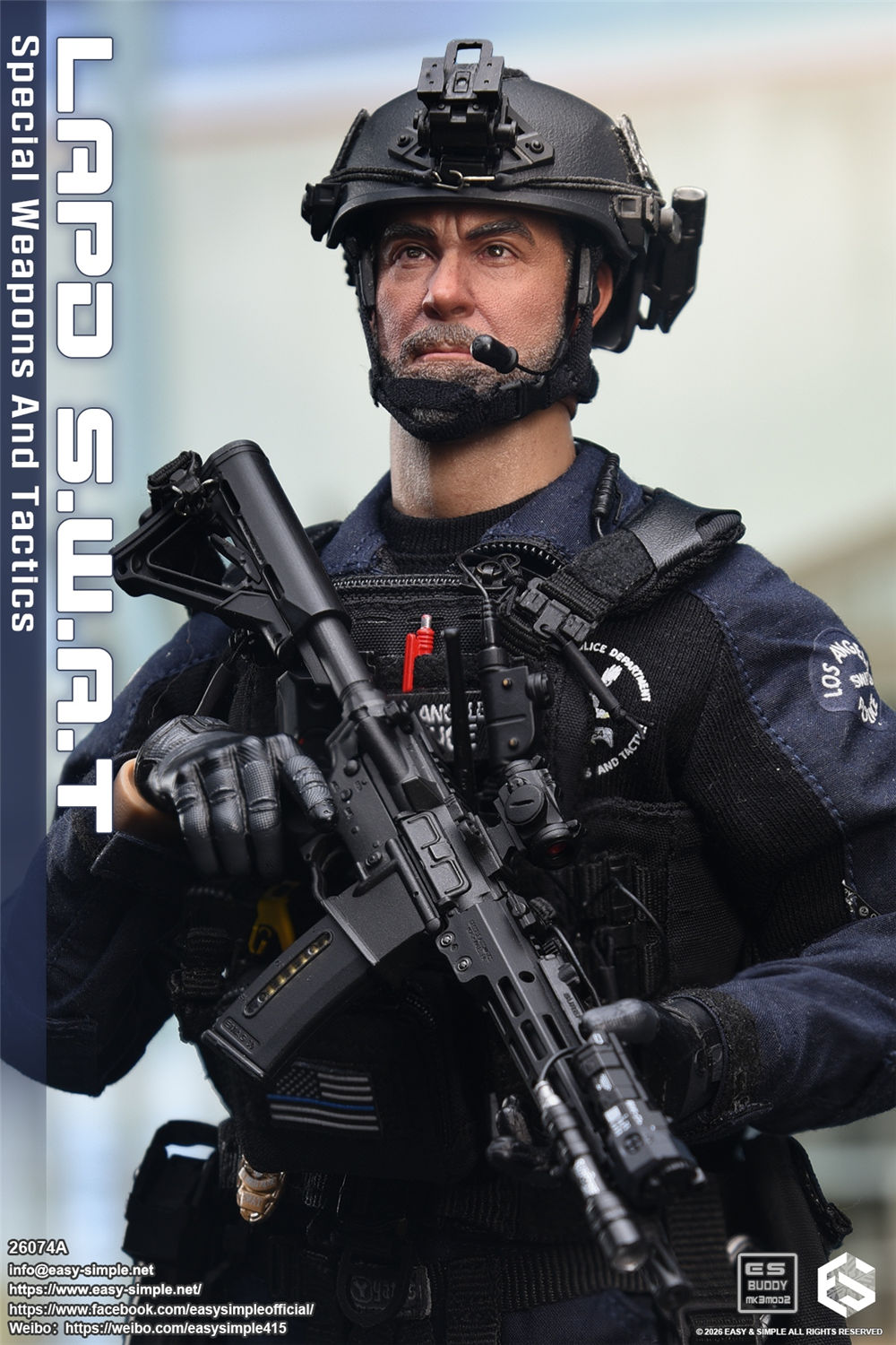 予約 Easy&Simple 1/6 LAPD S.W.A.T. 特殊武装戦術部隊 隊員 26074A