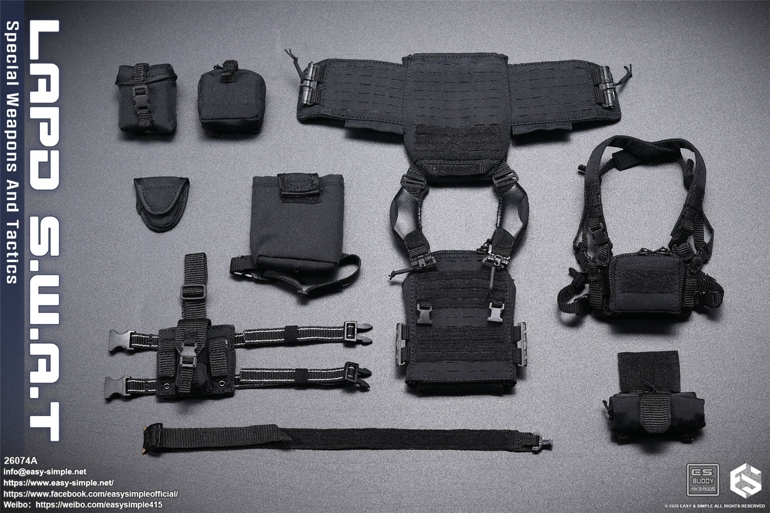 予約 Easy&Simple 1/6 LAPD S.W.A.T. 特殊武装戦術部隊 隊員 26074A