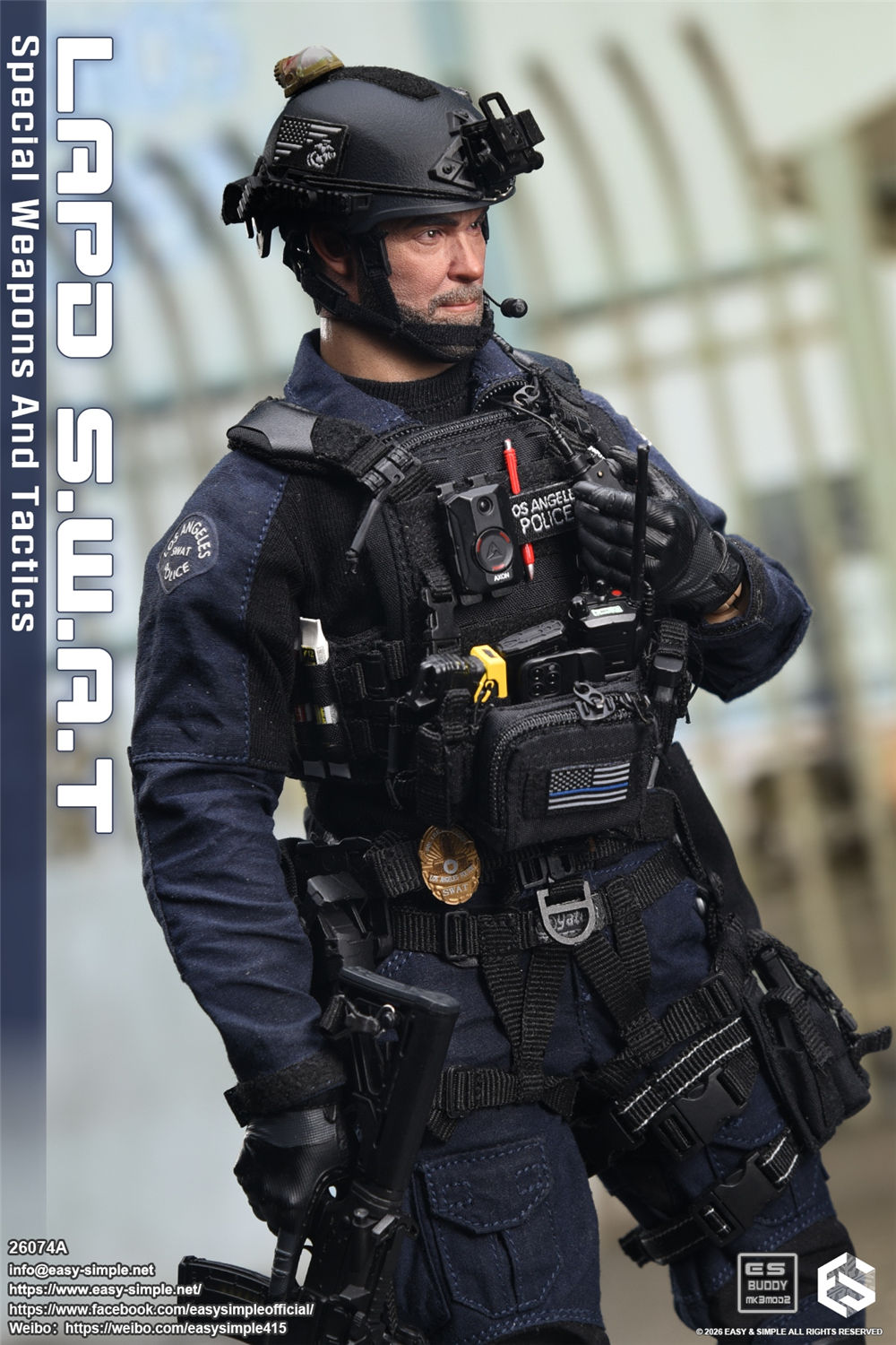 予約 Easy&Simple 1/6 LAPD S.W.A.T. 特殊武装戦術部隊 隊員 26074A