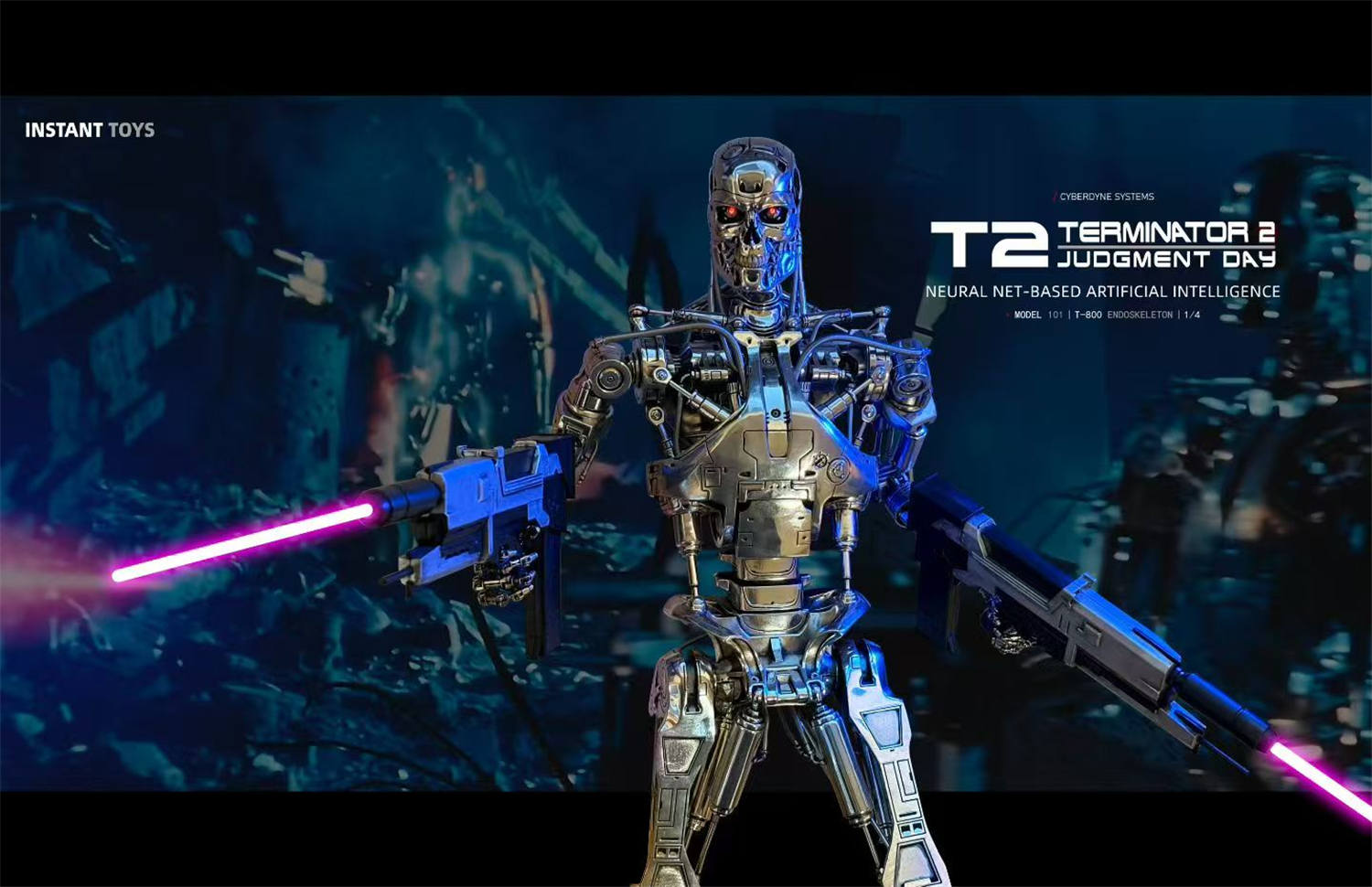 予約 INSTANT TOYS 1/4 『ターミネーター2』T-800 エンドスケルトン