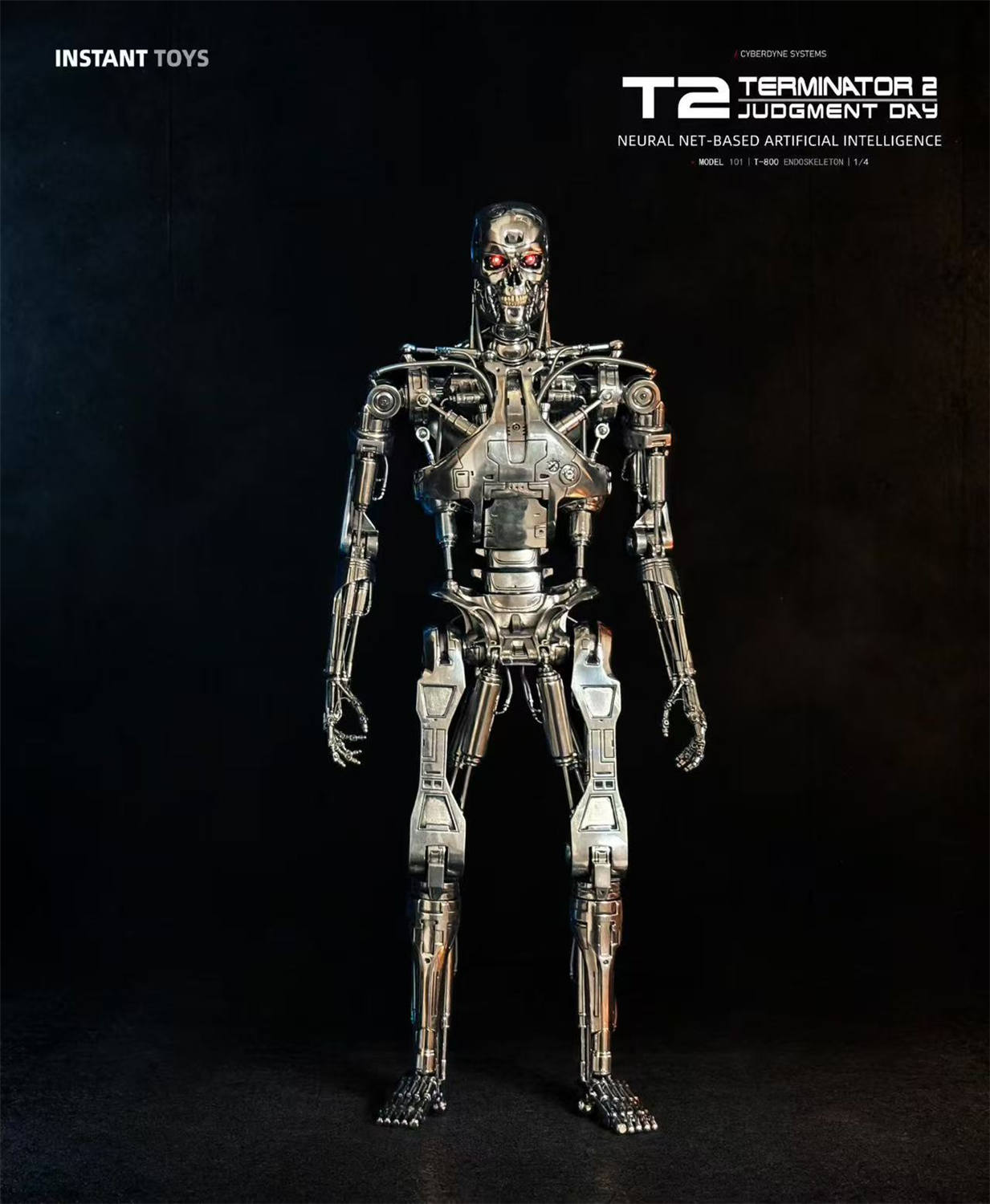 『値下』ターミネーター　T800 フィギュア ユニバーサルスタジオジャパンで購入 予約 INSTANT TOYS 1/4 『ターミネーター2』T-800 エンドスケルトン