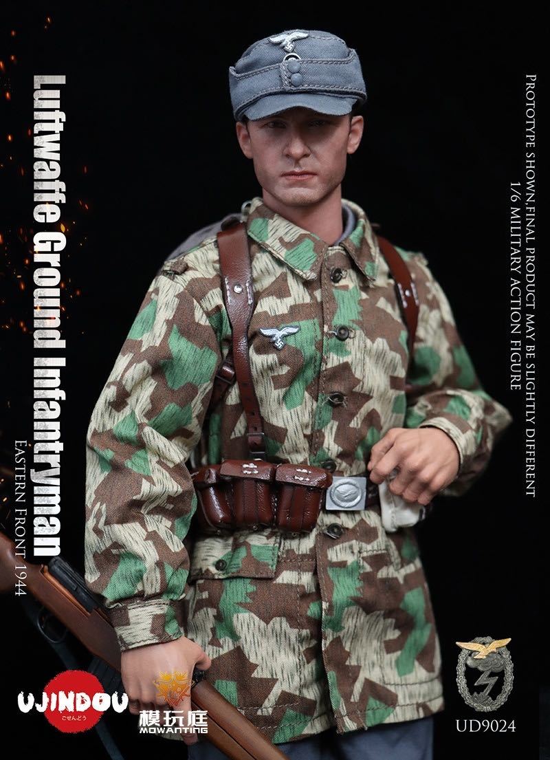 UJINDOU 1/6 WWII German Luftwaffe Field Divisions Infantry Eastern