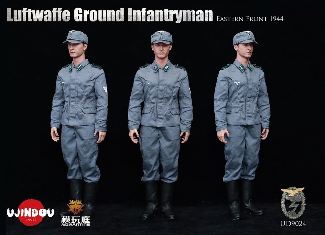 UJINDOU 1/6 WWII German Luftwaffe Field Divisions Infantry Eastern