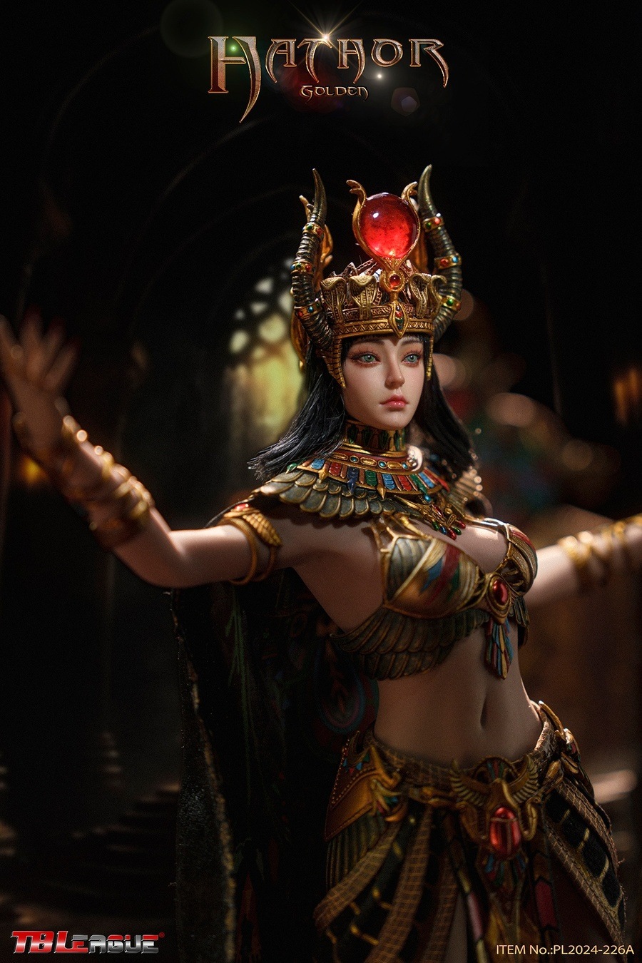 週末限定特別価格！healmoバレエ甲だし 予約 TBLeague 1/6 エジプト神話 ハトホル ゴールド.Ver PL2024-226A