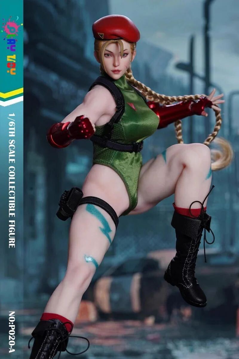 PLAY TOY 1/6 フィーメイル ファイター グリーン版 P020-A PLAY TOY 1/6 フィーメイル ファイター グリーン.Ver 未開封新品