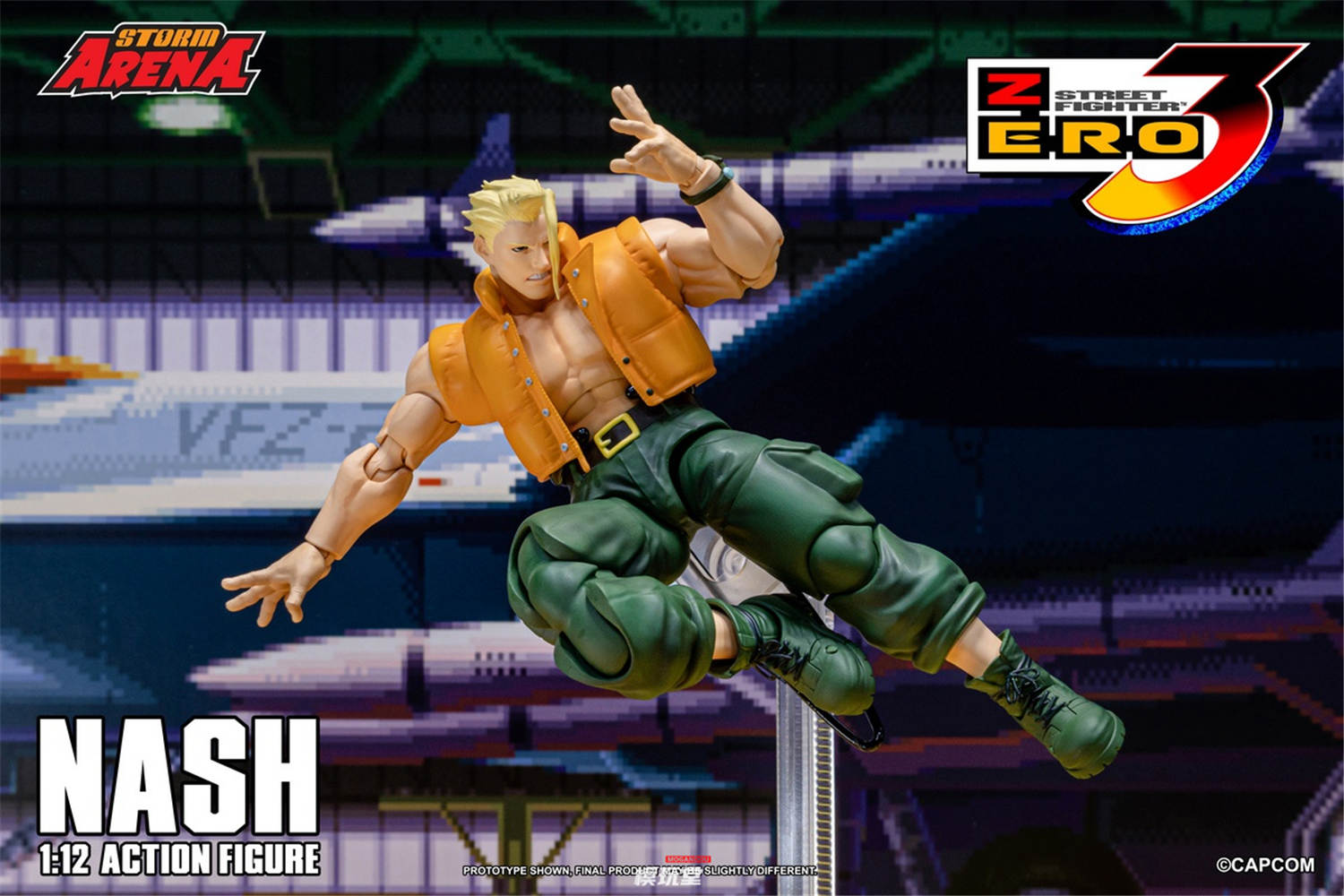 Storm Collectibles 1/12 ストリートファイターZERO3 ナッシュ SFSA05