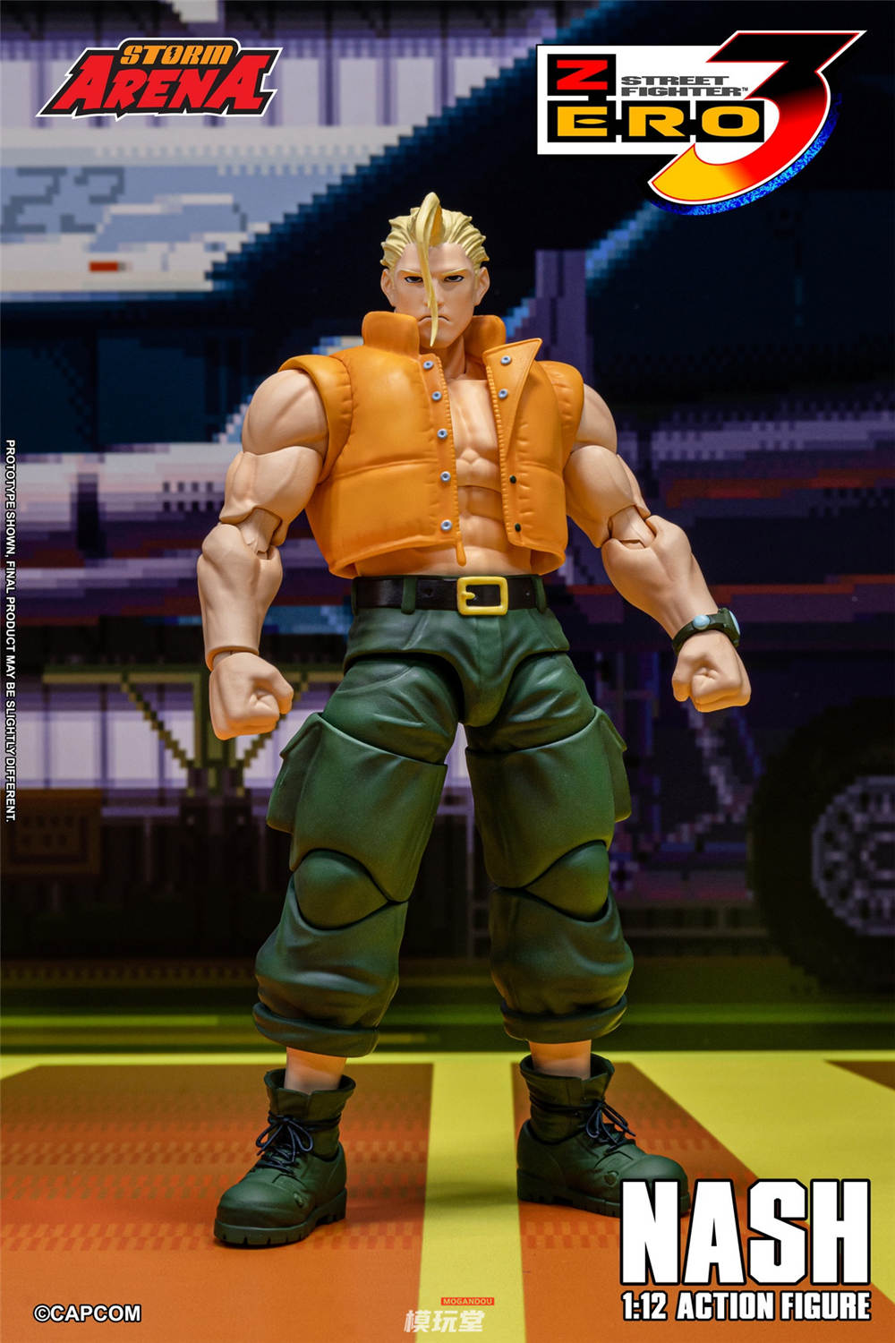 Storm Collectibles 1/12 ストリートファイターZERO3 ナッシュ SFSA05