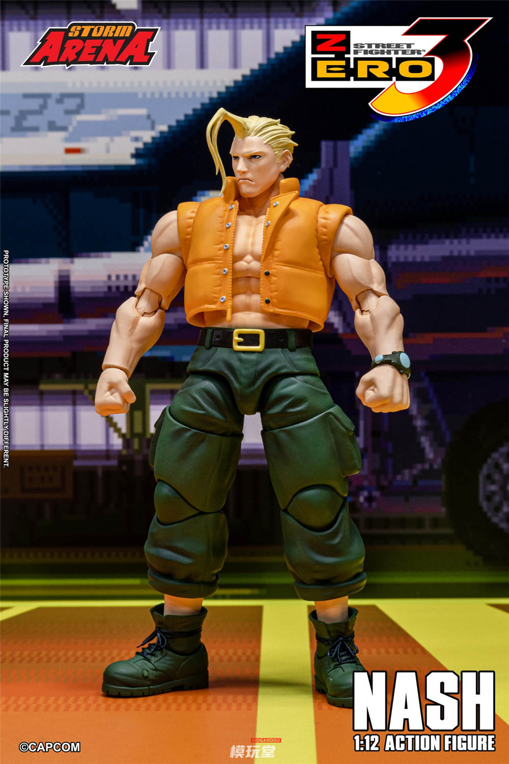 Storm Collectibles 1/12 ストリートファイターZERO3 ナッシュ SFSA05