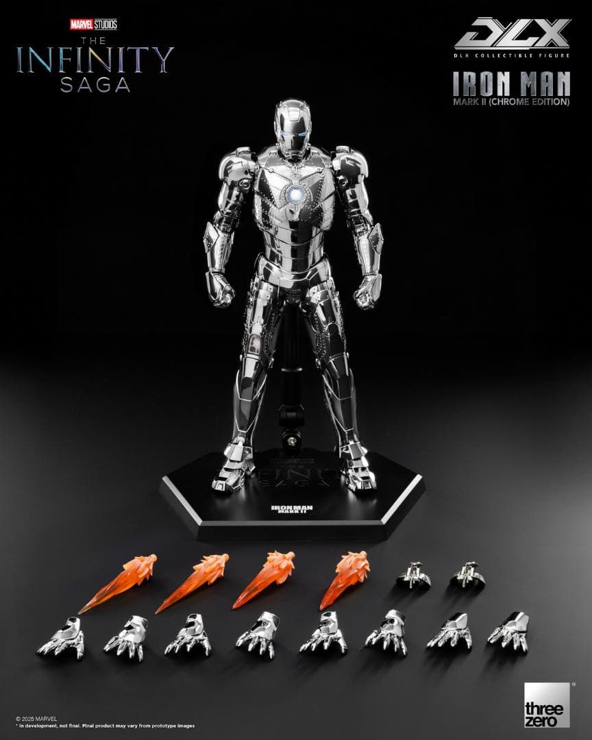 threezero DLX アイアンマン・マーク2 （クローム エディション