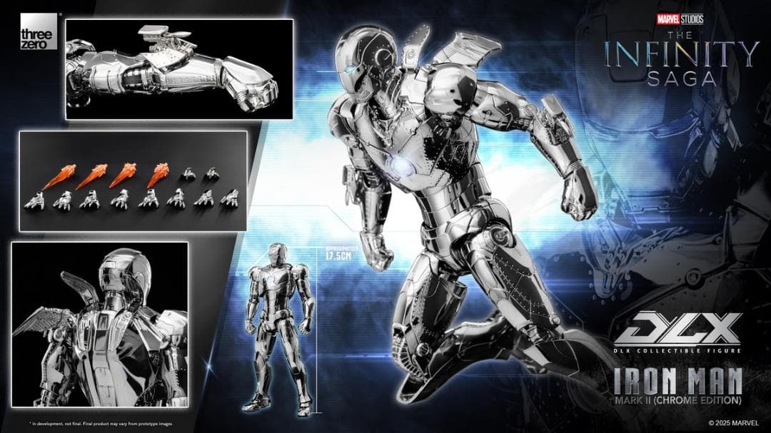 threezero DLX アイアンマン・マーク2 （クローム エディション