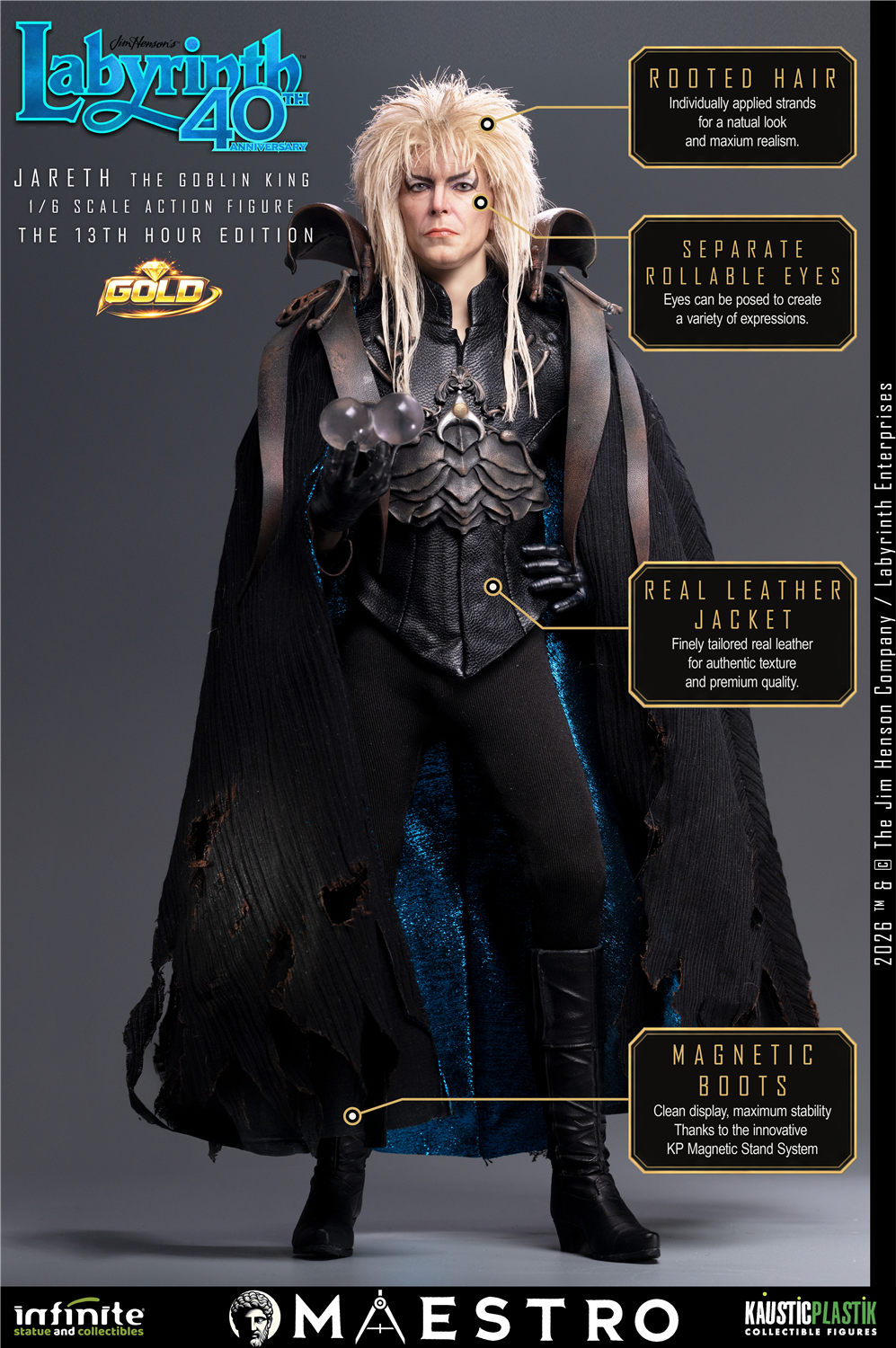 予約 Infinite statue x Kaustic Plastik 1/6 『ラビリンス/魔王の迷宮