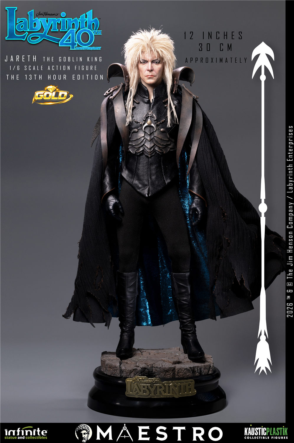 予約 Infinite statue x Kaustic Plastik 1/6 『ラビリンス/魔王の迷宮