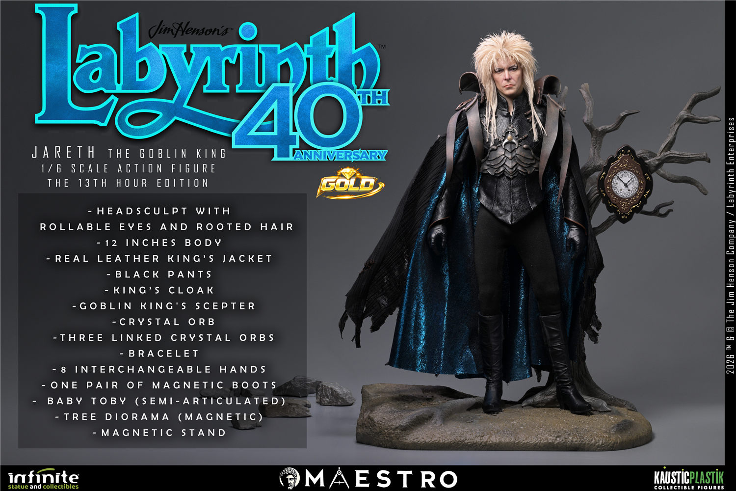予約 Infinite statue x Kaustic Plastik 1/6 『ラビリンス/魔王の迷宮