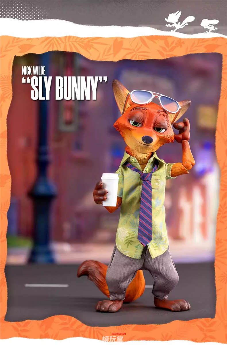 予約 Gong Studio 『ズートピア』 ジュディ＆ニック 2体セット