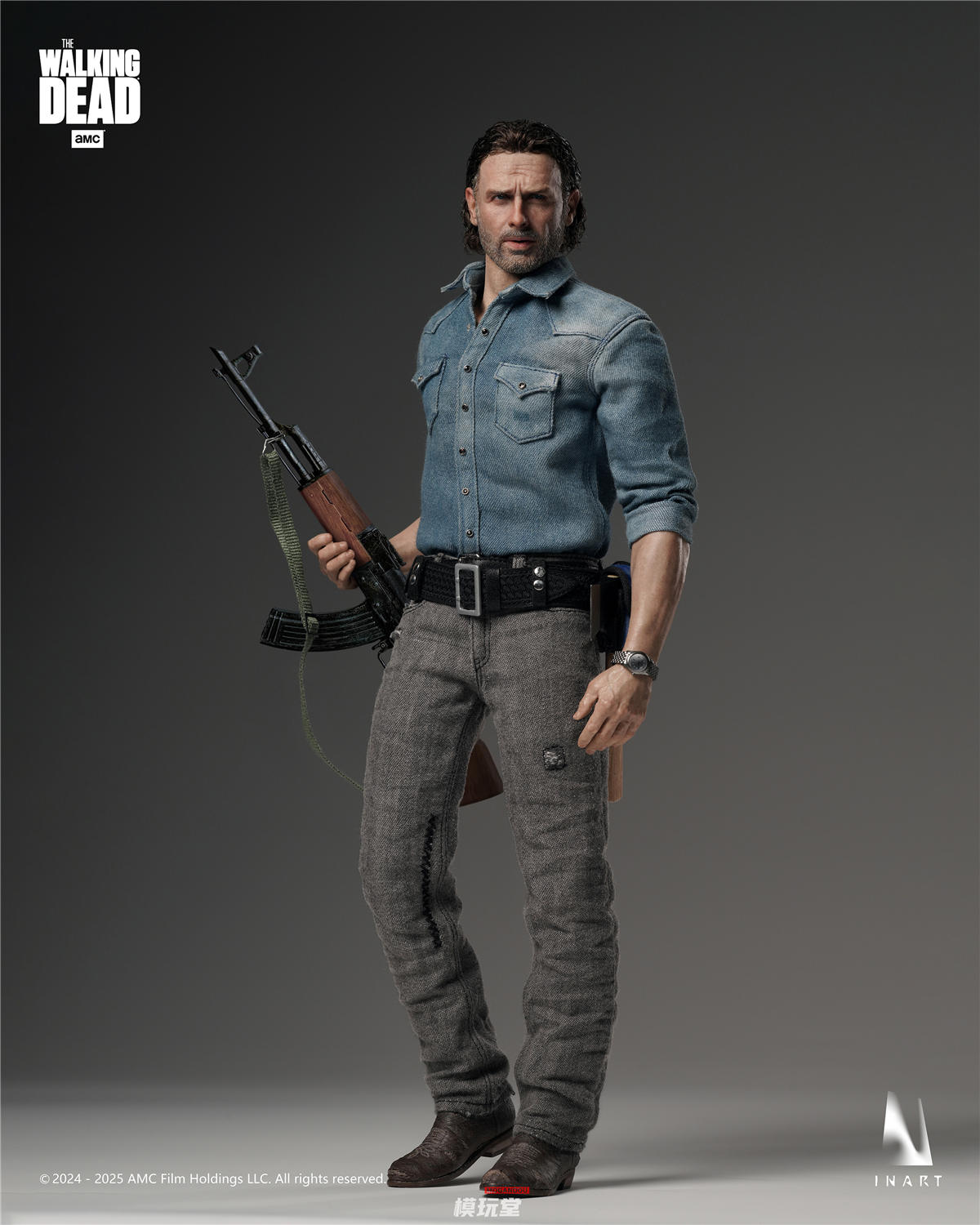 ウォーキングデッド　リック1/6フィギュア　walking dead pc_detail_1.jpg