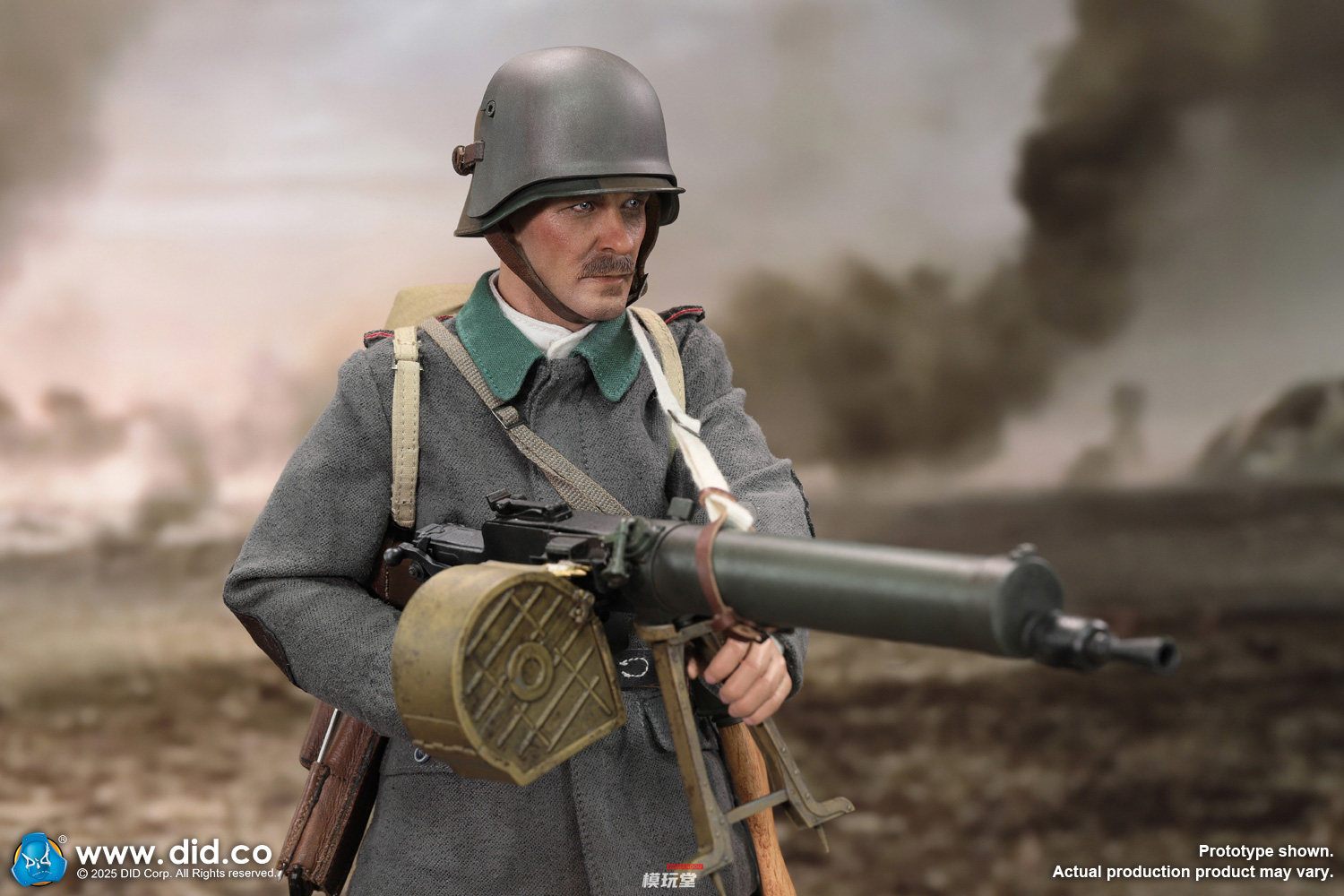 予約 DID 1/6 第一次世界大戦 ドイツ陸軍 MG08機関銃手 アーサー