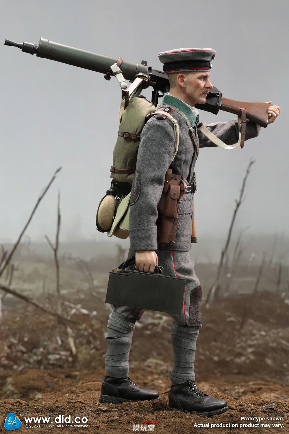 予約 DID 1/6 第一次世界大戦 ドイツ陸軍 MG08機関銃手 アーサー