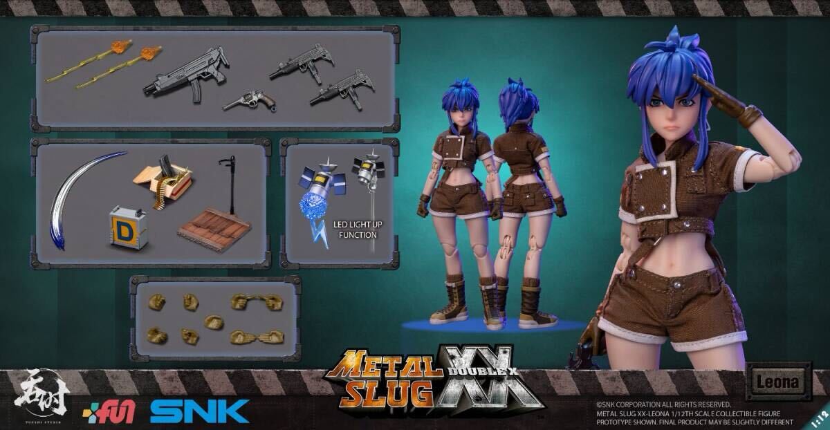 TUNSHI STUDIO 1/12 SNK メタルスラッグ XX レオナ・ハイデルン 未開封
