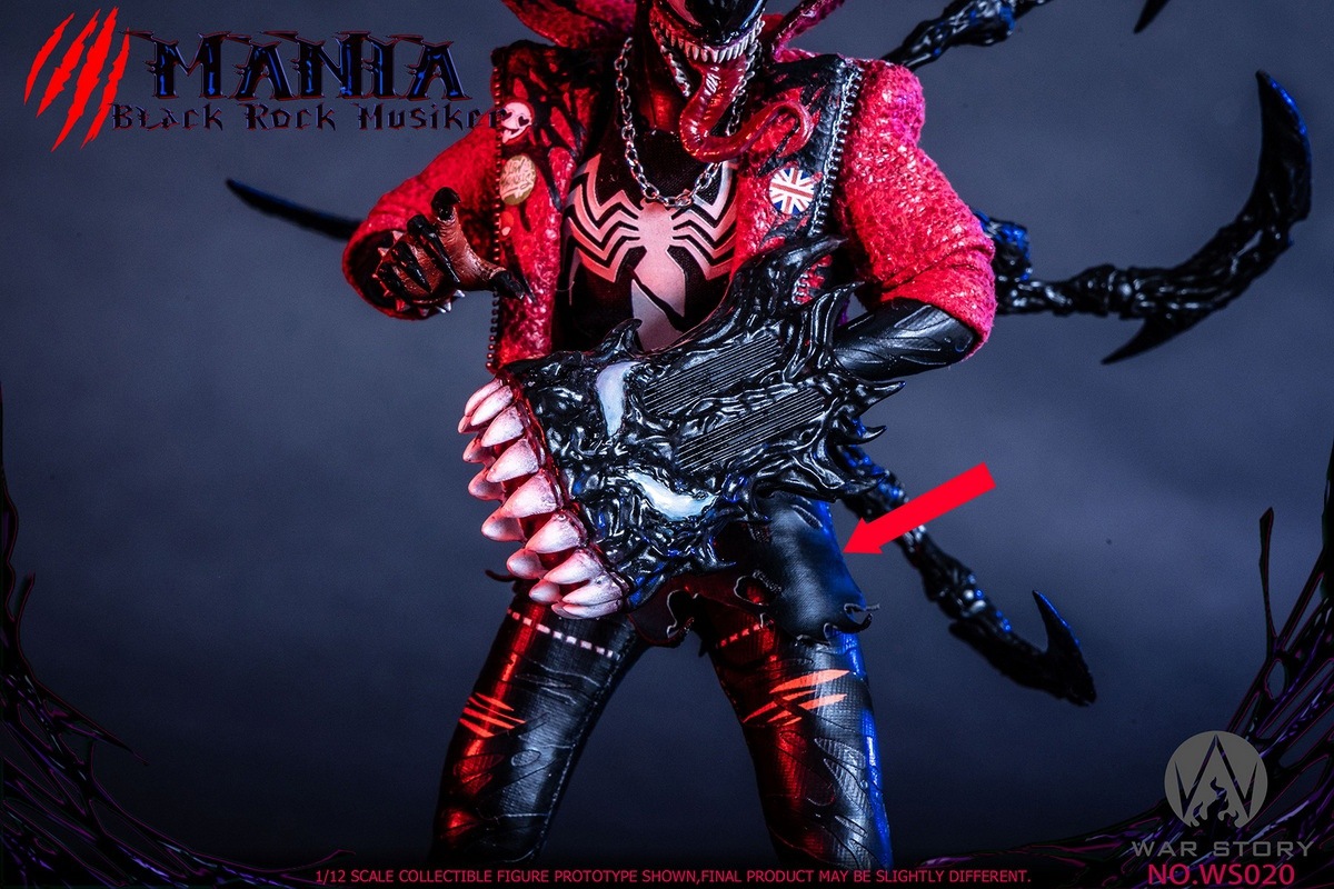 Twisty Rockame フィギュア 予約 War Story 1/12 Black Rock Musician Mania 予約特典付き WS020