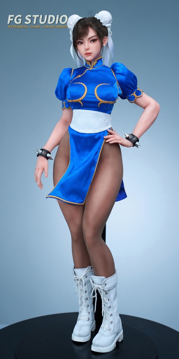 訳あり FG STUDIO 1/3 コスチューム少女 Chun-Li 春麗 FG STUDIO 1/3 コスチューム少女 FG003 Chun-Li Hyperreal Game