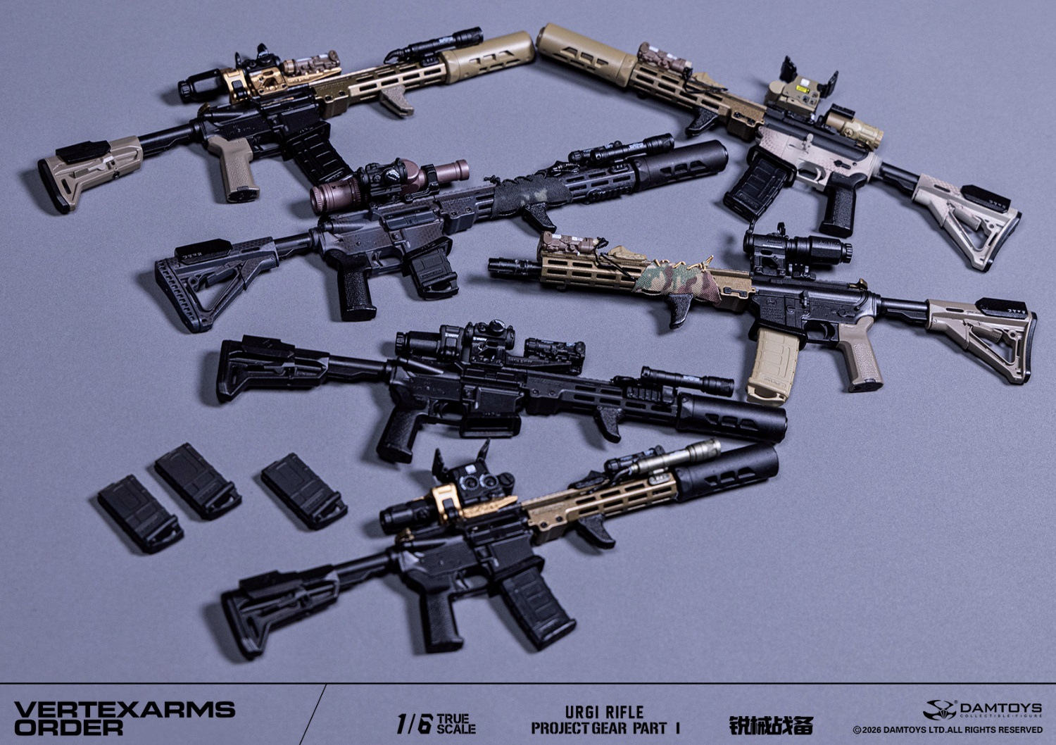 予約 DAMTOYS 1/6 Vertexarms Order Series 1 VSF01 Action Figure
