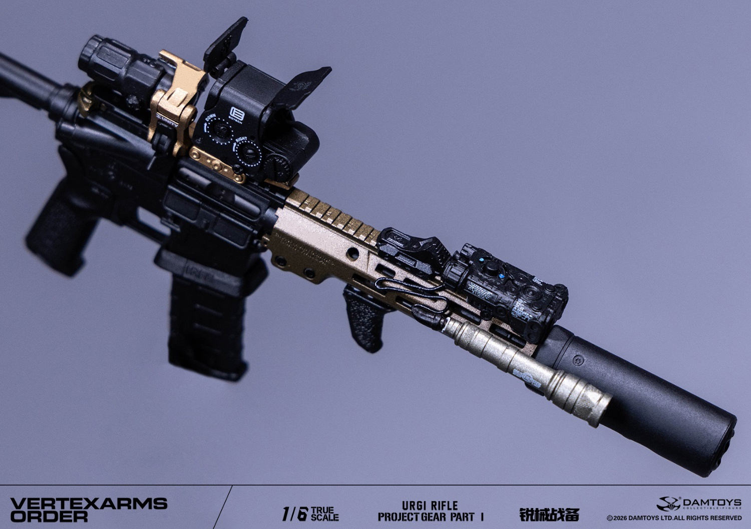 予約 DAMTOYS 1/6 Vertexarms Order Series 1 VSF01 Action Figure