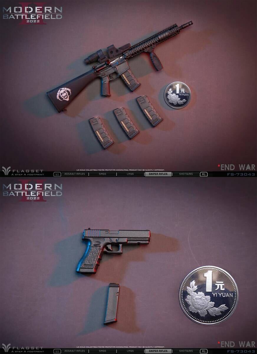 FS-73043 ゴースト 2.0版 1/6フィギュア FLAGSET 1/6 MODERN BATTLEFIELD END WAR 2022 2.0 エンドウォー
