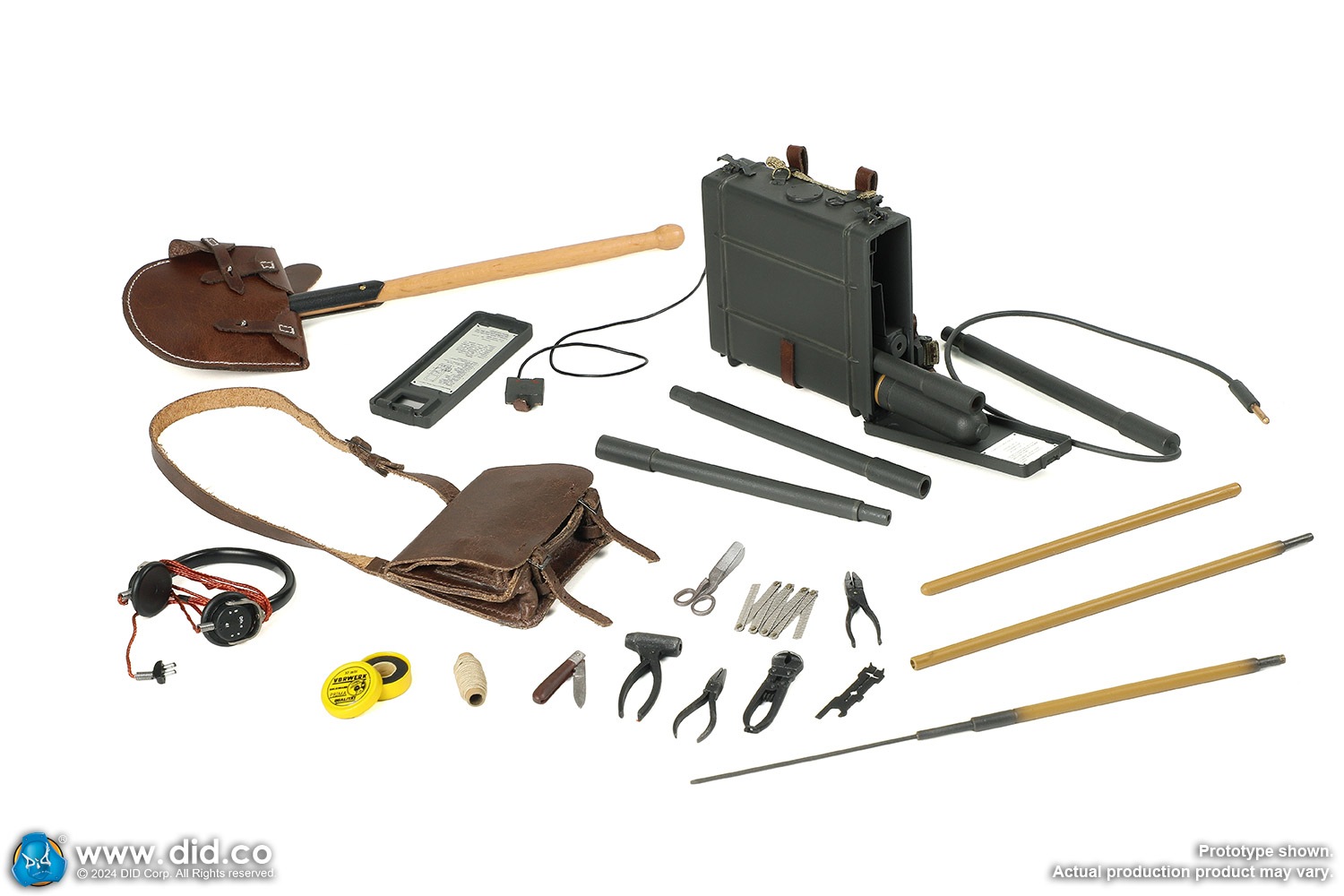 DID 1/6 WWII German WH Mine Detector - Jurgen Neumann D80180