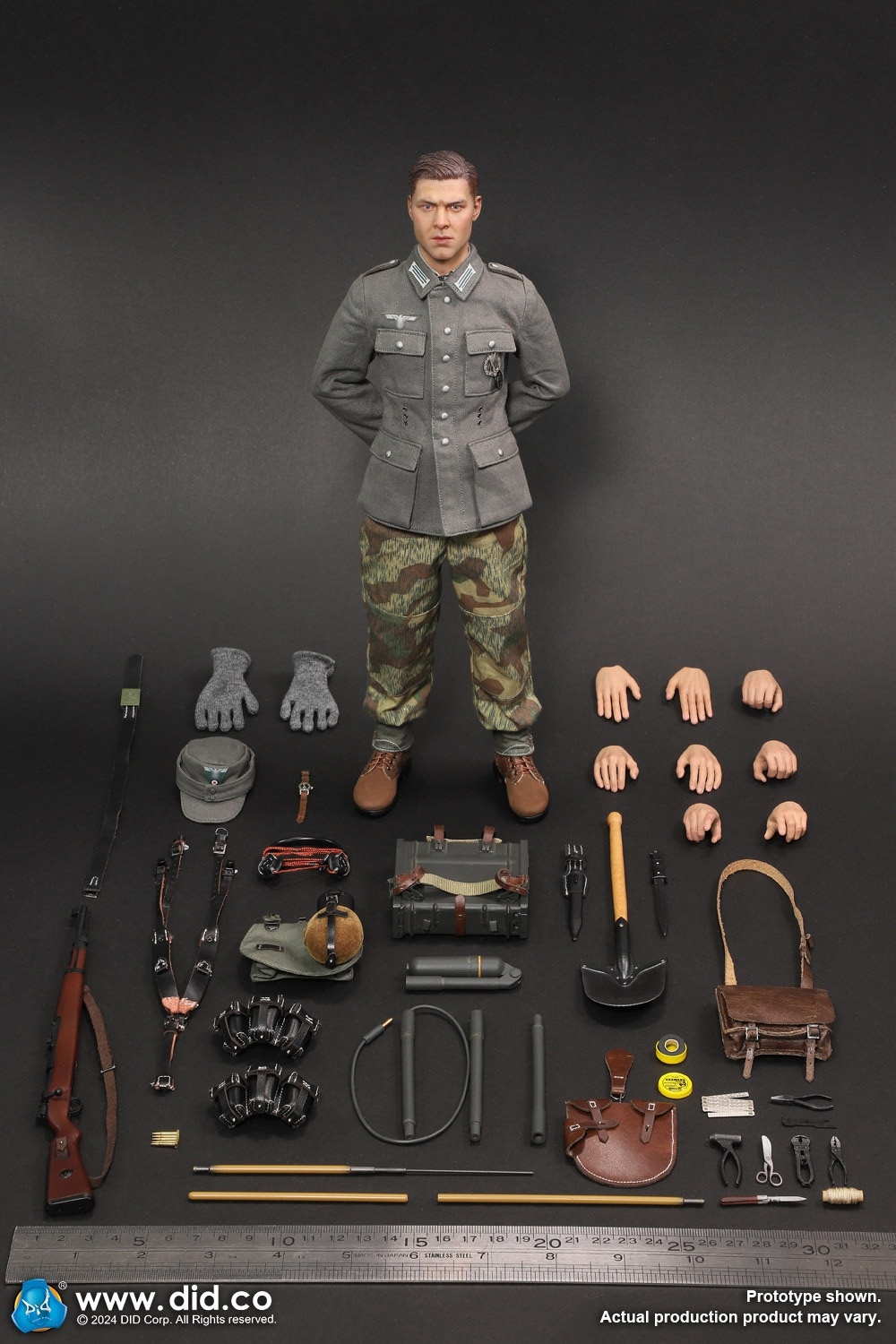 DID 1/6 WWII German WH Mine Detector - Jurgen Neumann D80180